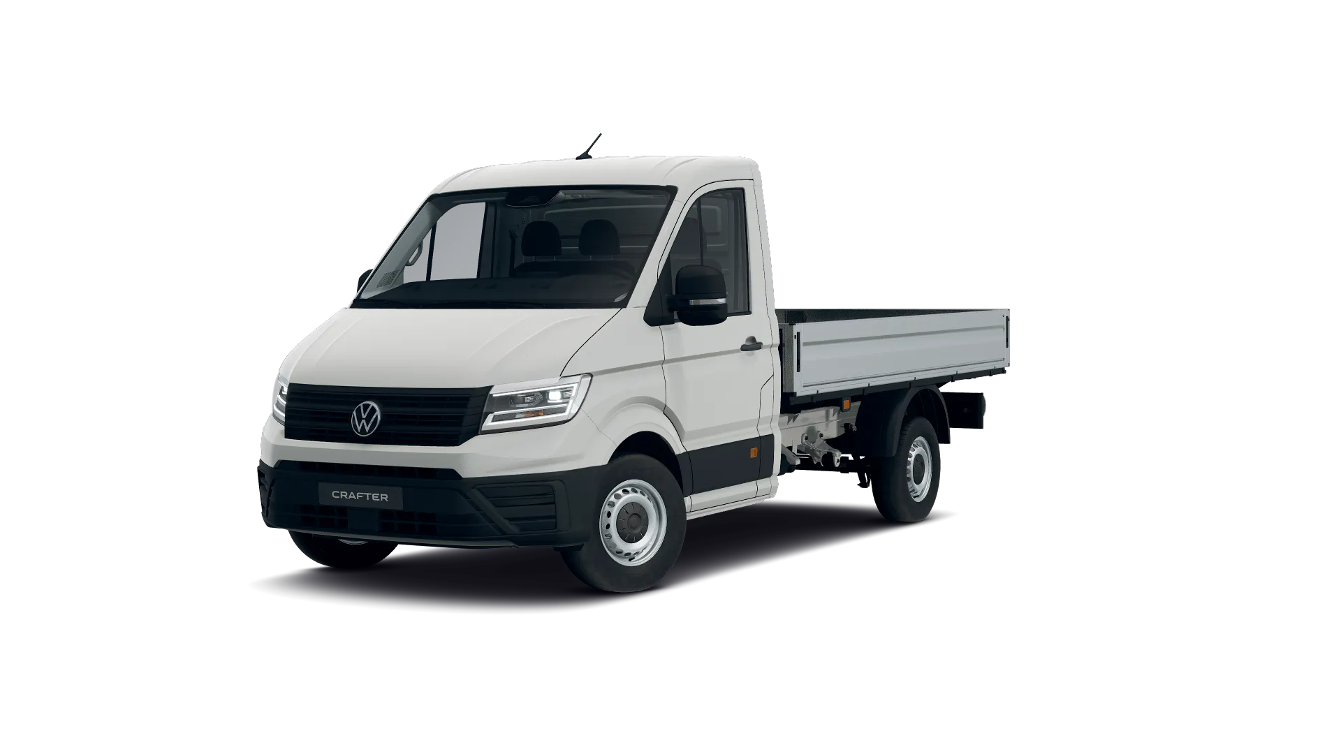Volkswagen Crafter z pojedynczą kabiną ze średnim rozstawem osi