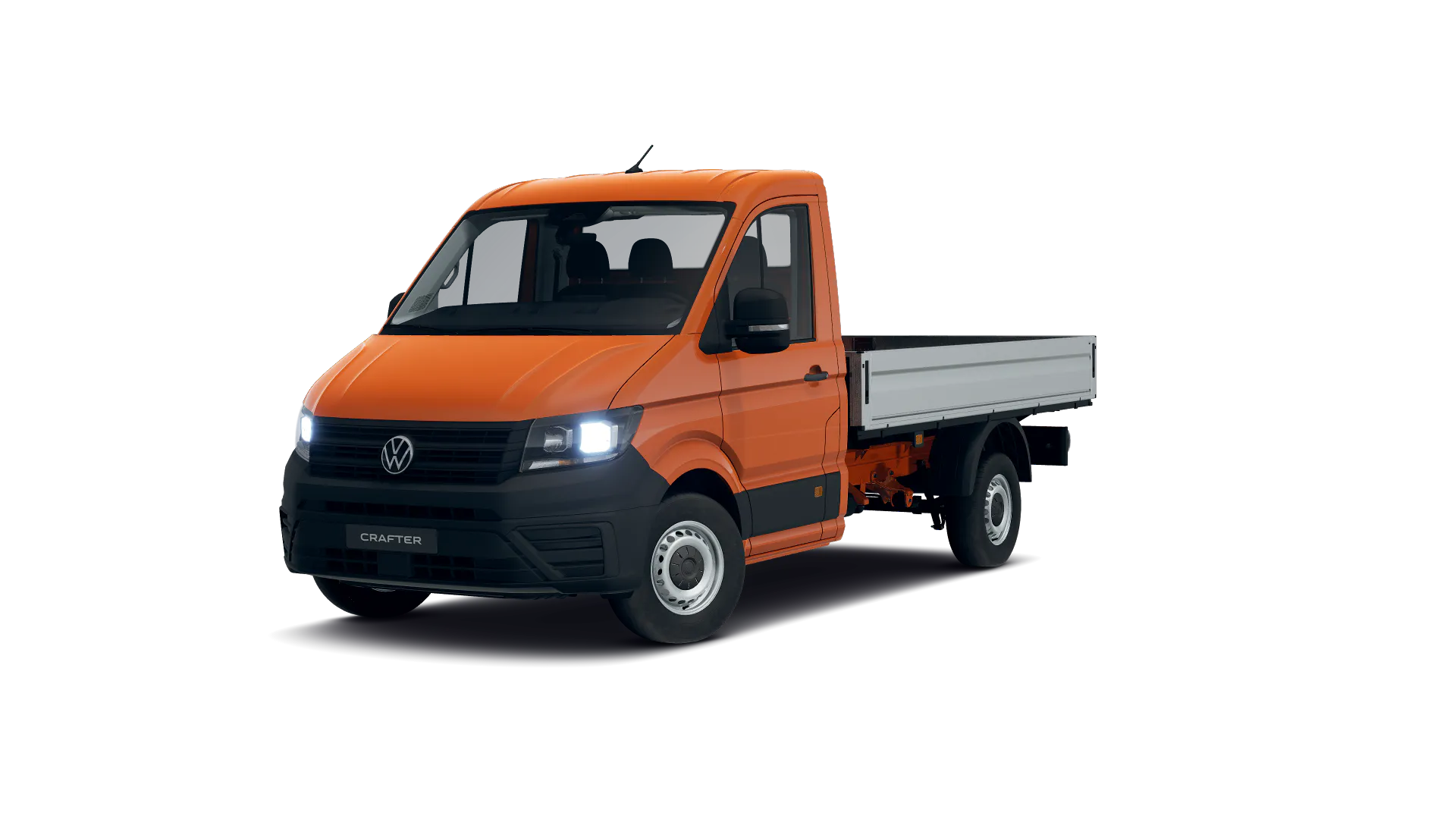 Volkswagen Crafter z pojedynczą kabiną ze średnim rozstawem osi
