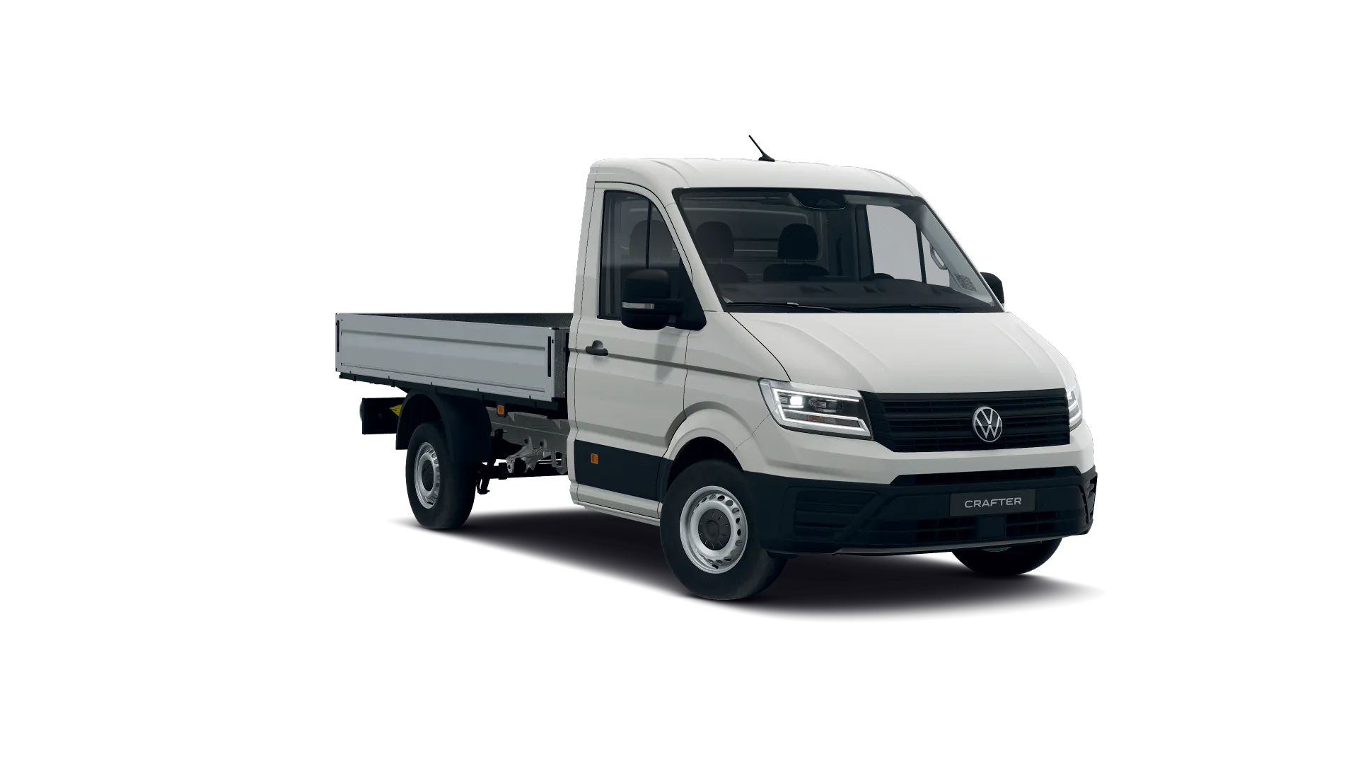 Volkswagen Crafter z pojedynczą kabiną ze średnim rozstawem osi