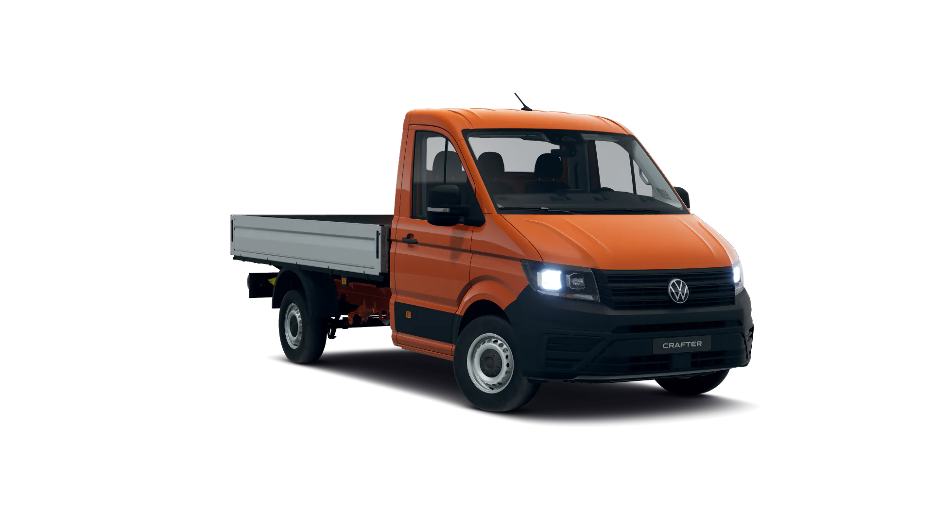 Volkswagen Crafter z pojedynczą kabiną ze średnim rozstawem osi