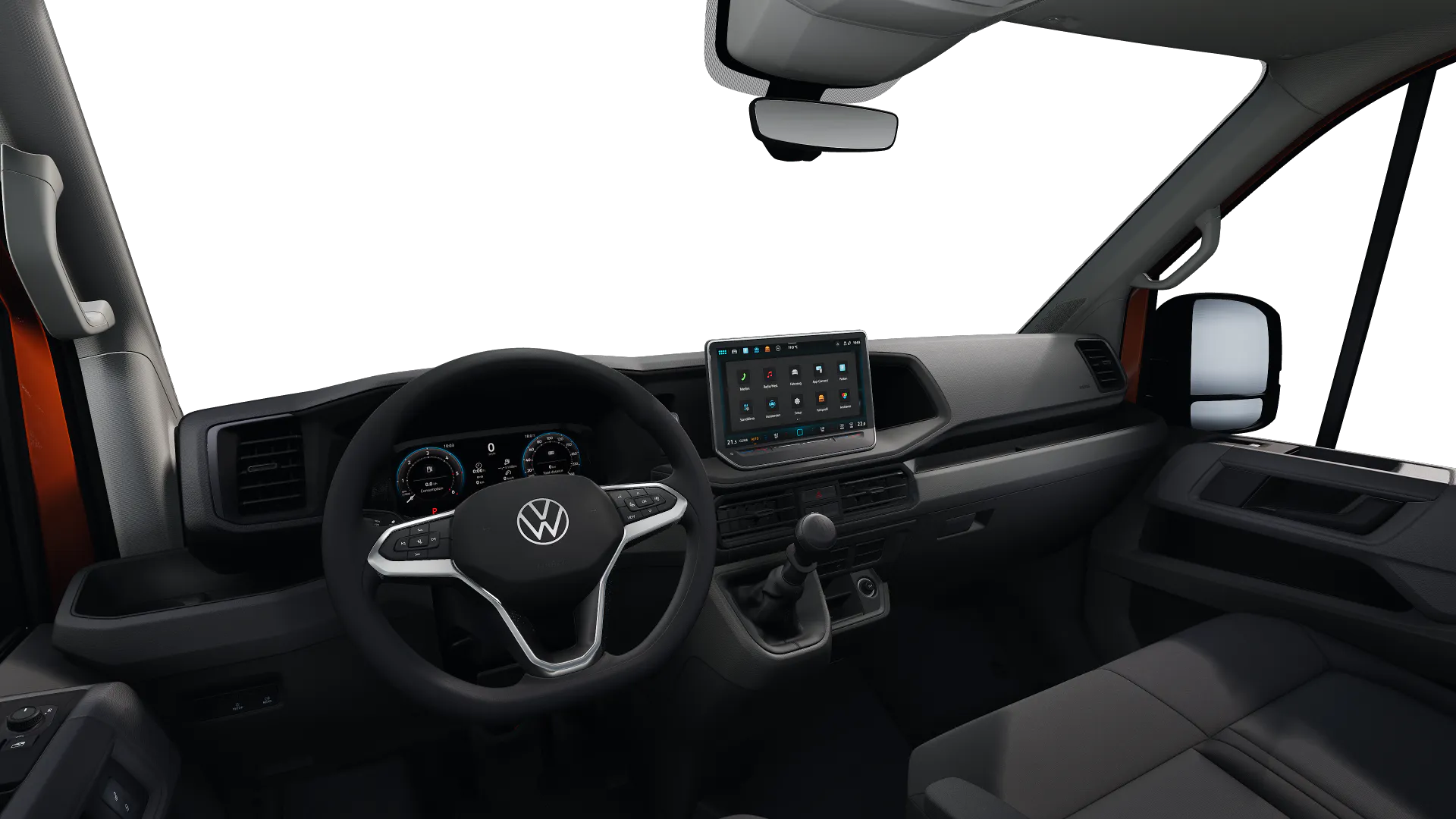 Volkswagen Crafter z pojedynczą kabiną ze średnim rozstawem osi