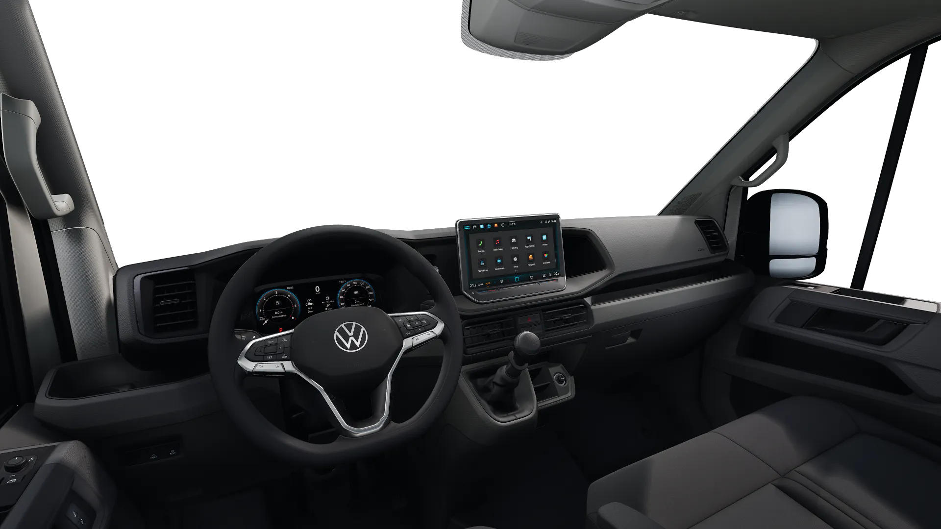 Volkswagen Crafter z pojedynczą kabiną ze średnim rozstawem osi