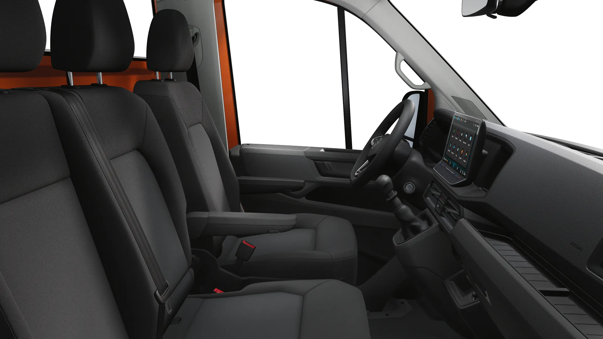 Volkswagen Crafter z pojedynczą kabiną ze średnim rozstawem osi