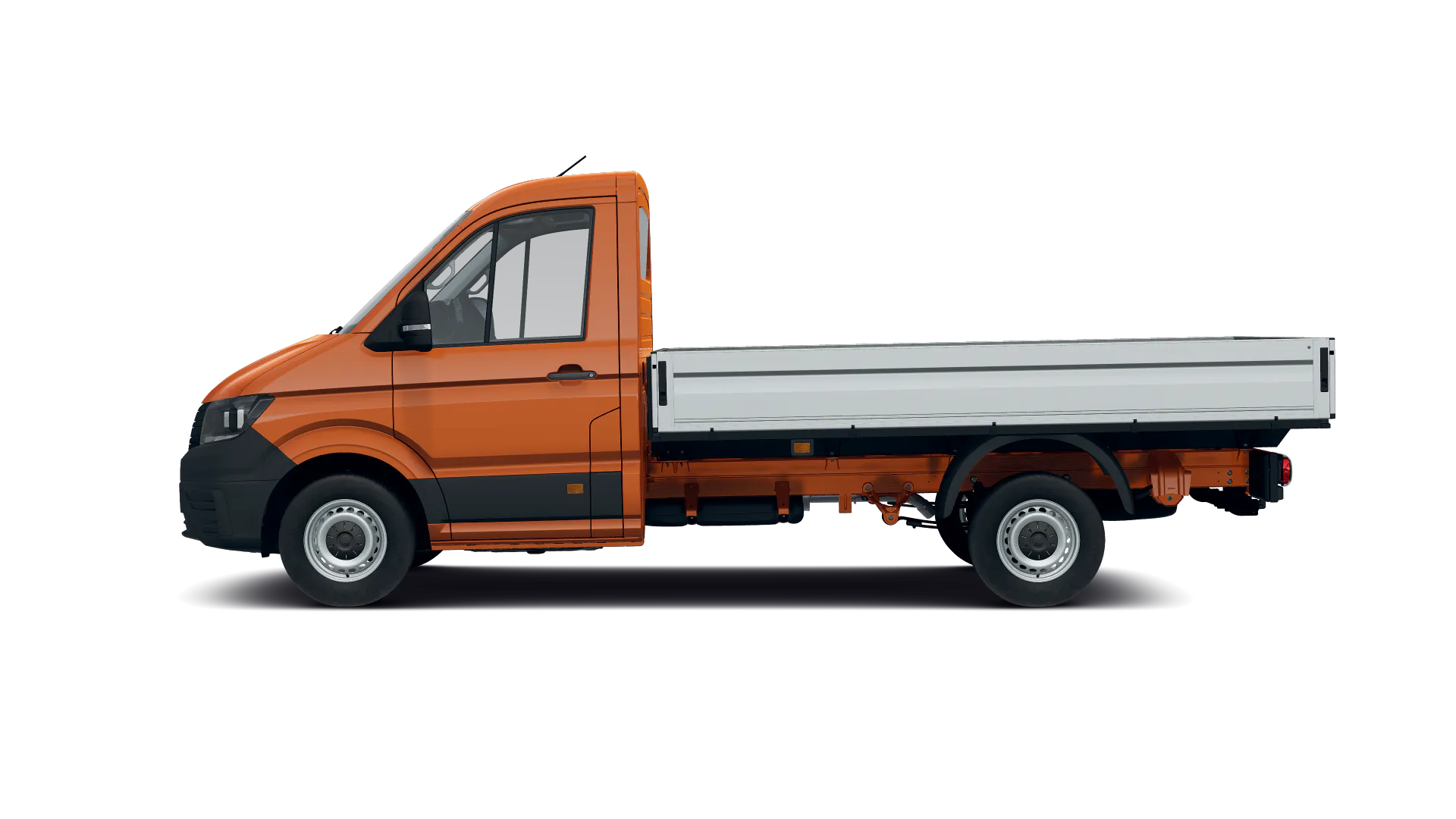 Volkswagen Crafter z pojedynczą kabiną ze średnim rozstawem osi