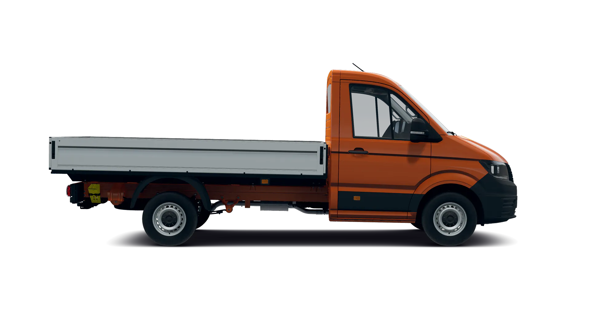 Volkswagen Crafter z pojedynczą kabiną ze średnim rozstawem osi