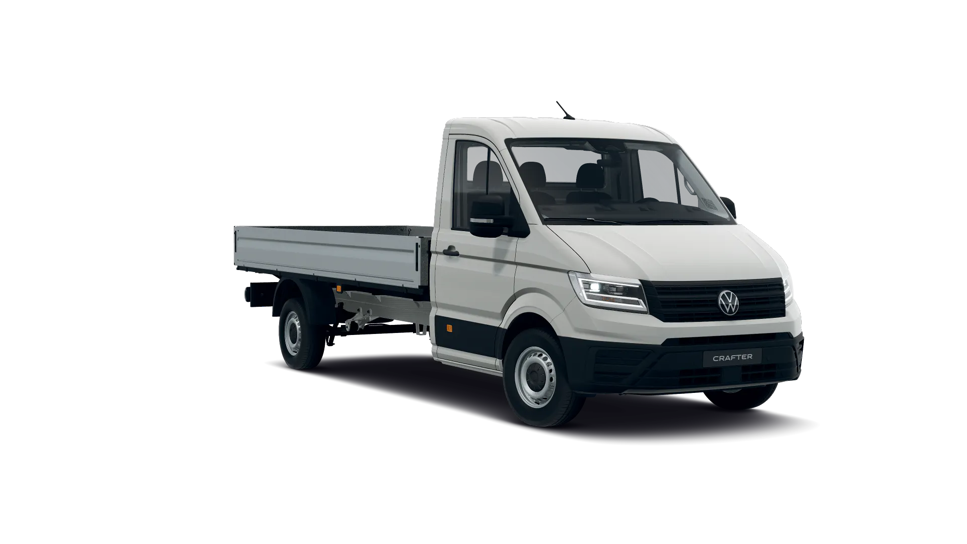 Volkswagen Crafter z pojedyńczą kabiną z długim rozstawem osi