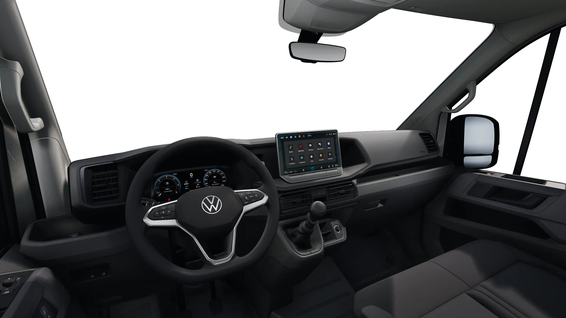 Volkswagen Crafter z pojedyńczą kabiną z długim rozstawem osi