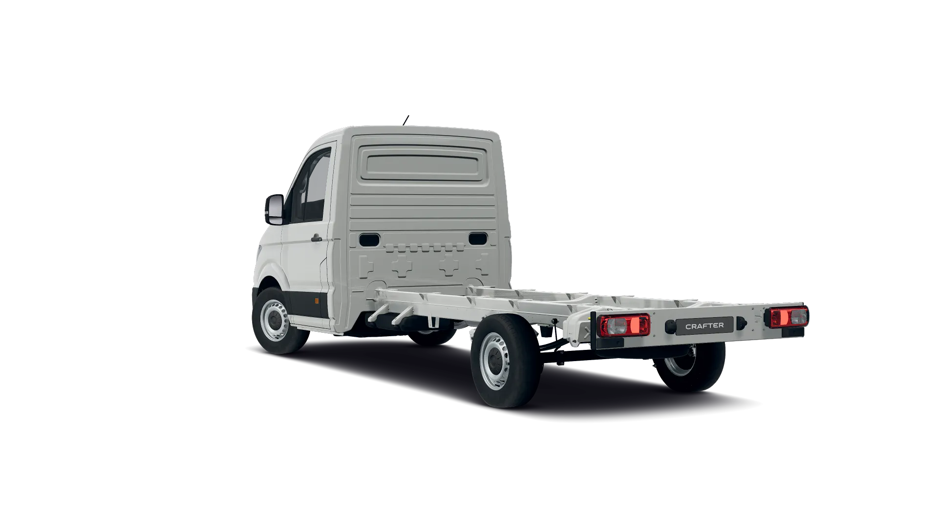 Volkswagen Crafter z pojedyńczą kabiną z długim rozstawem osi