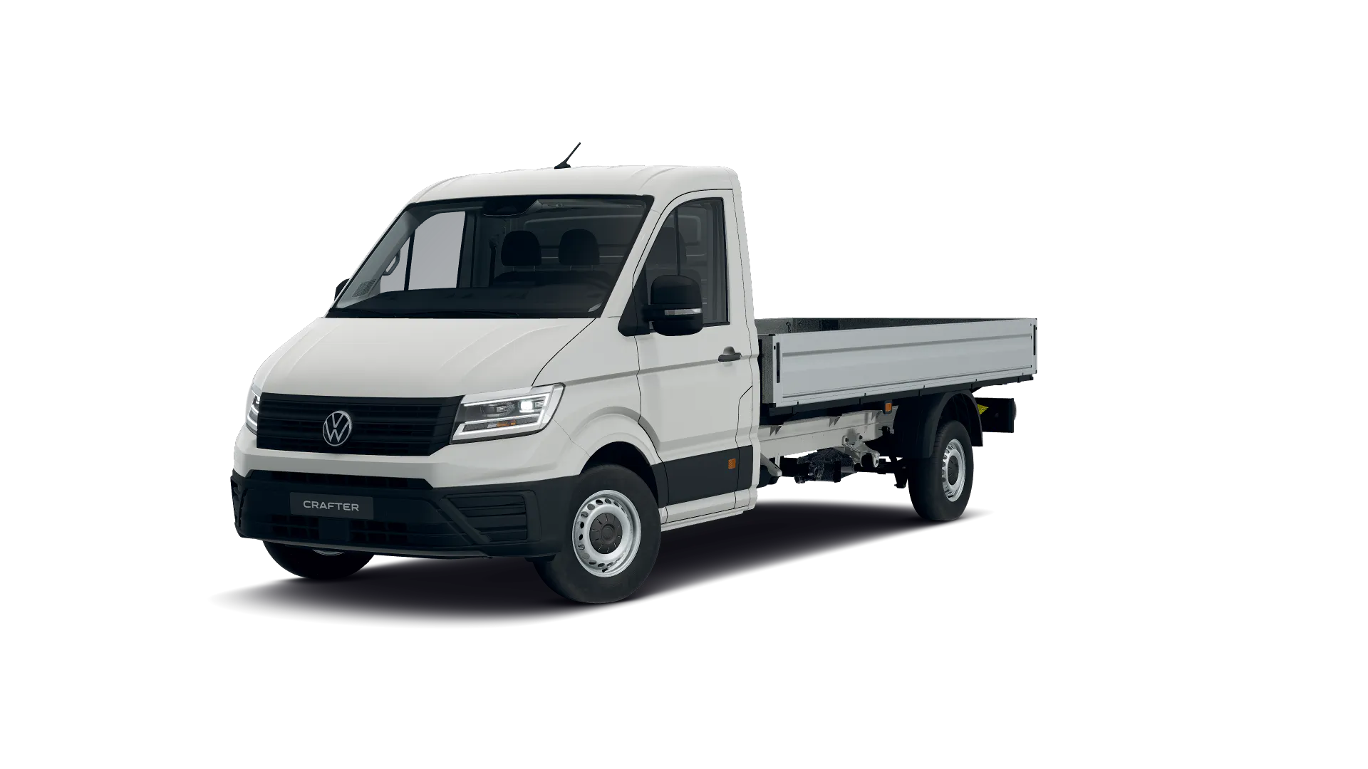 Volkswagen Crafter z pojedyńczą kabiną z długim rozstawem osi