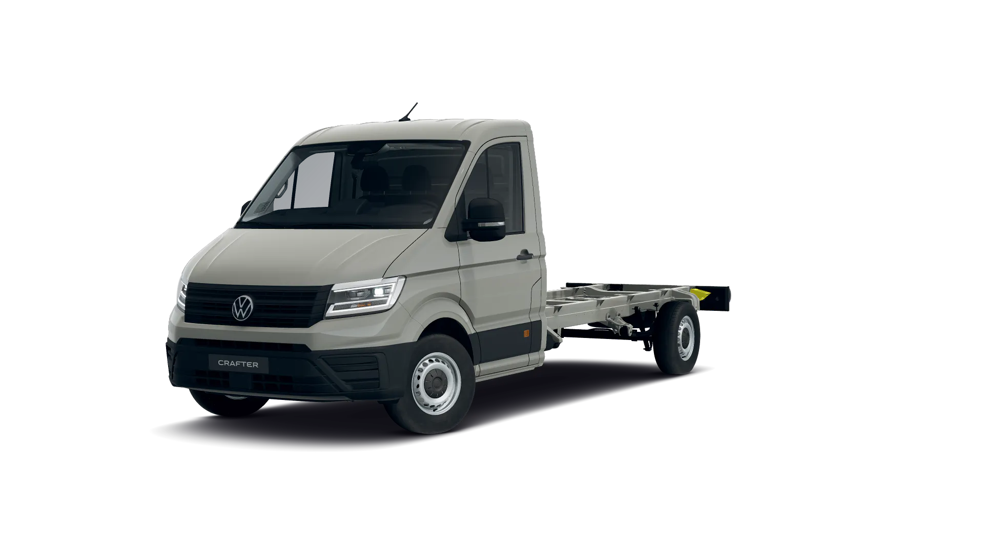 Volkswagen Crafter z pojedyńczą kabiną z długim rozstawem osi
