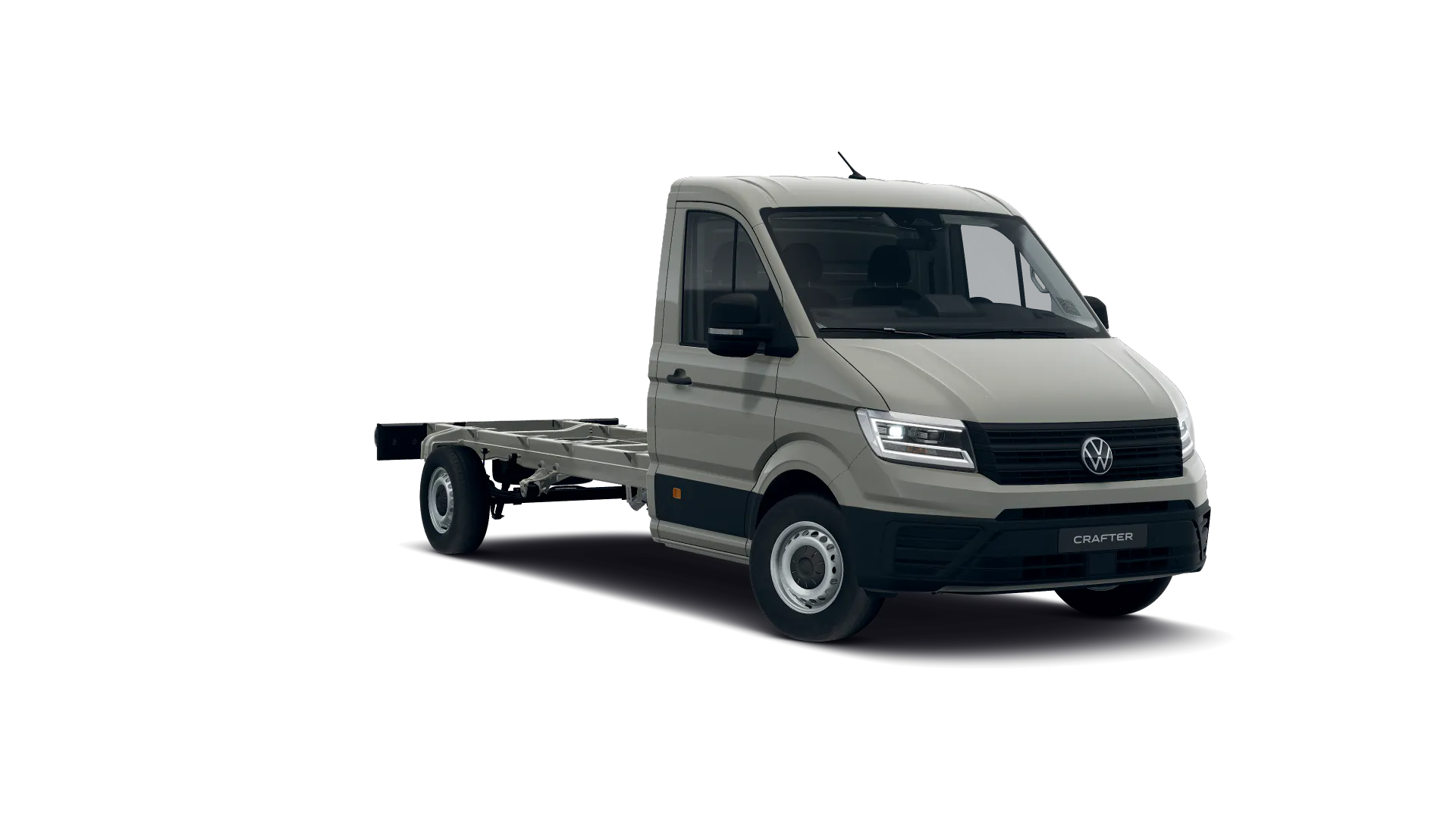 Volkswagen Crafter z pojedyńczą kabiną z długim rozstawem osi