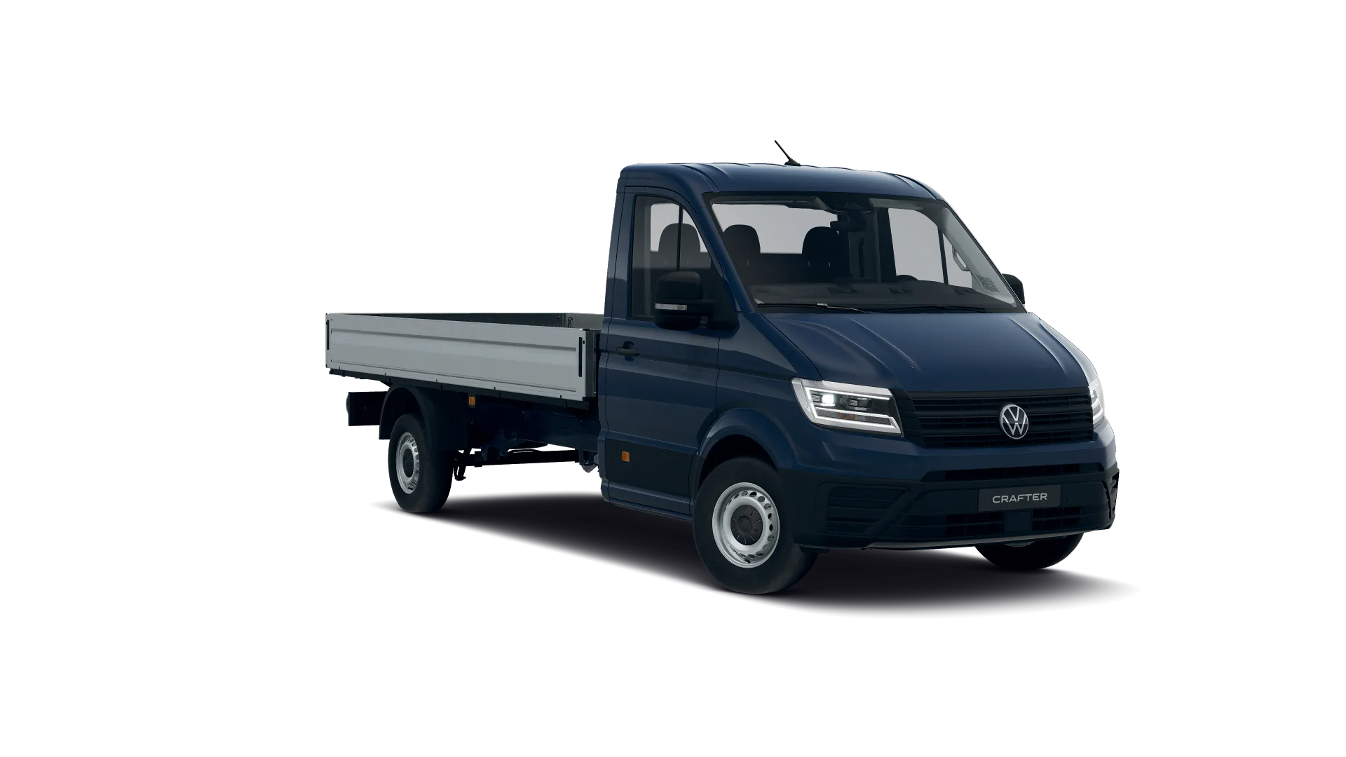 Volkswagen Crafter z pojedyńczą kabiną z długim rozstawem osi