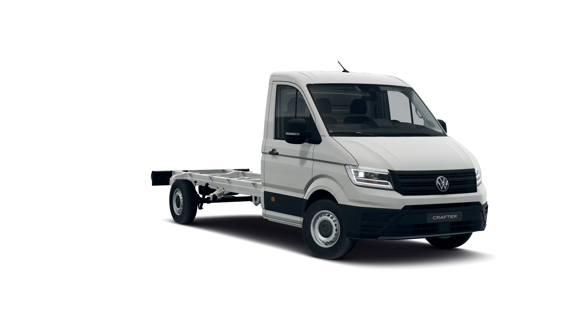 Volkswagen Crafter z pojedyńczą kabiną z długim rozstawem osi