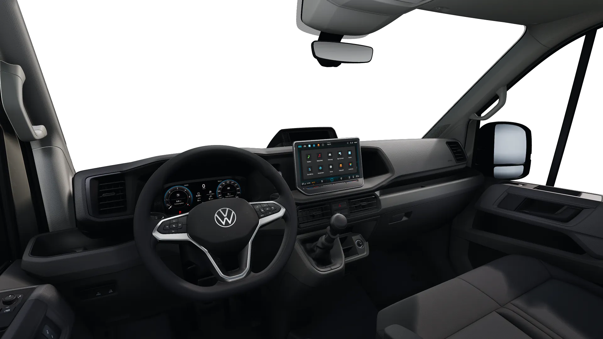 Volkswagen Crafter z pojedyńczą kabiną z długim rozstawem osi