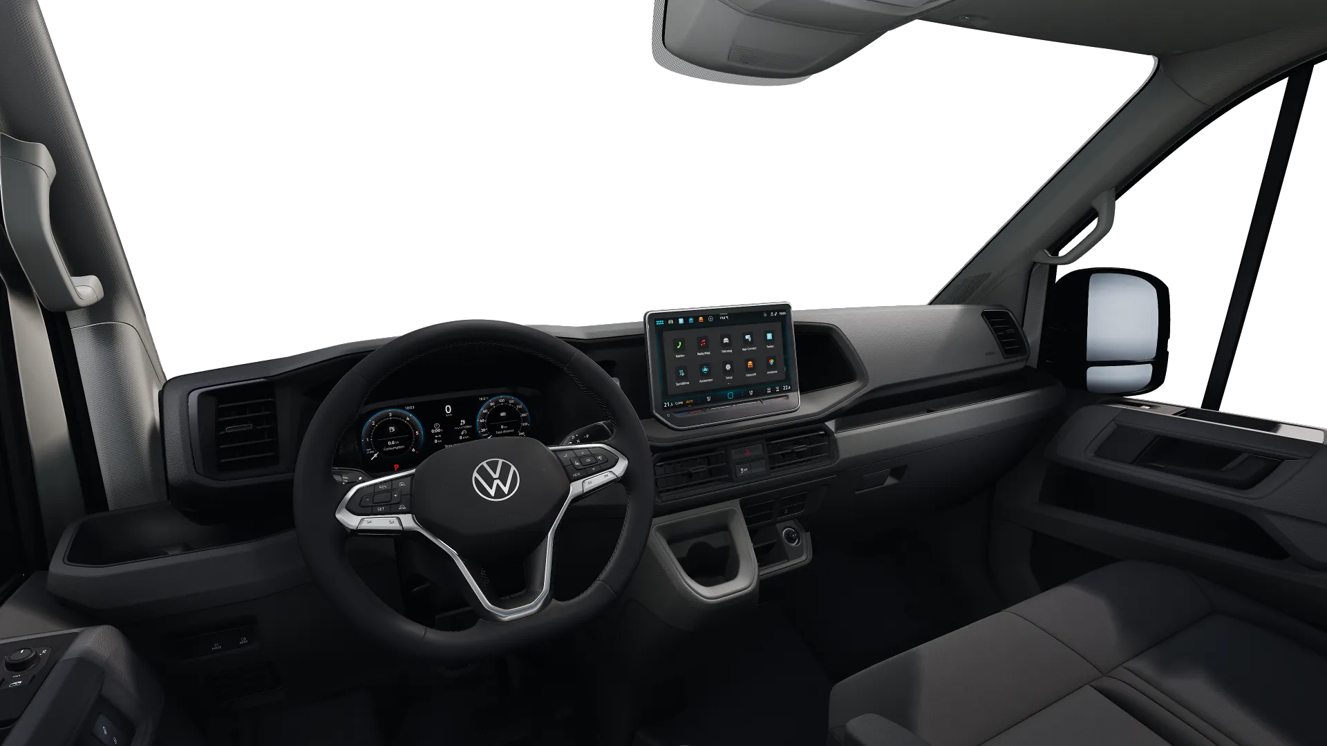 Volkswagen Crafter z pojedyńczą kabiną z długim rozstawem osi