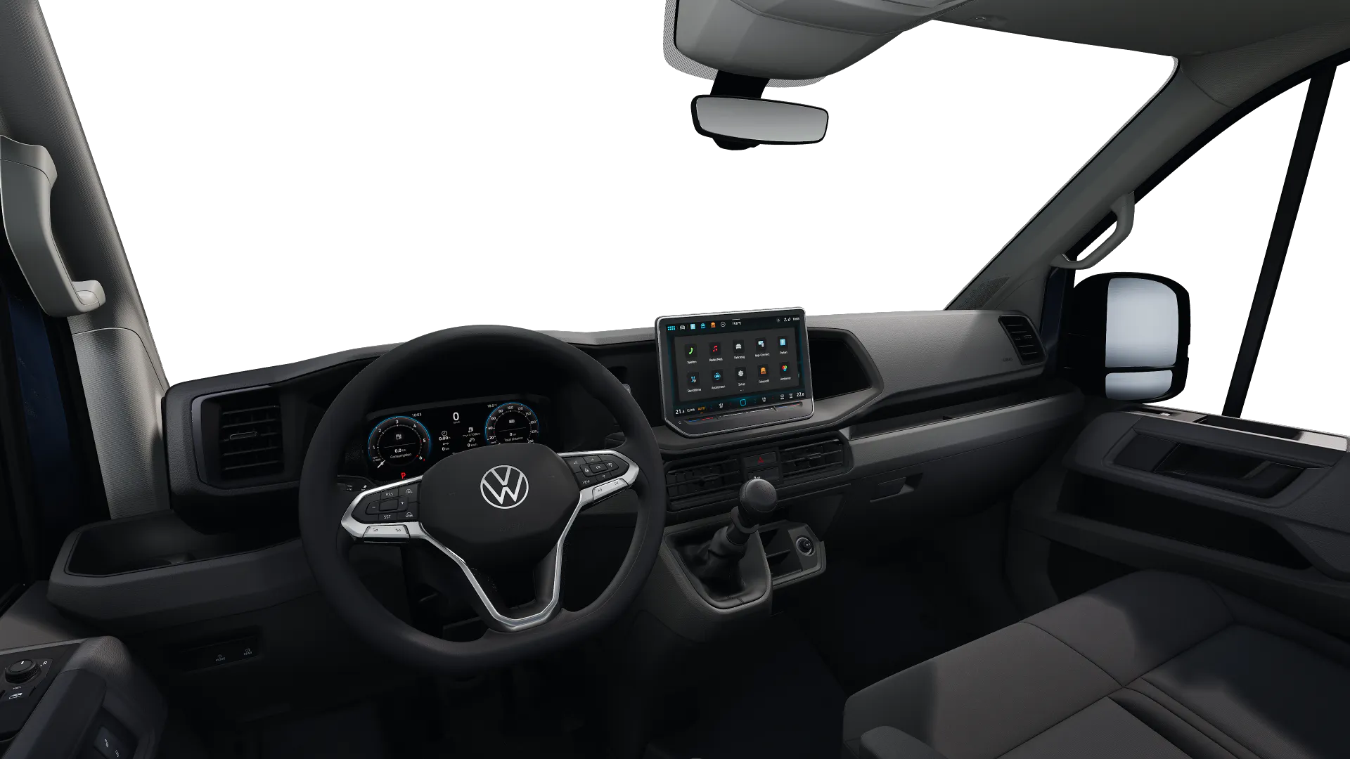 Volkswagen Crafter z pojedyńczą kabiną z długim rozstawem osi