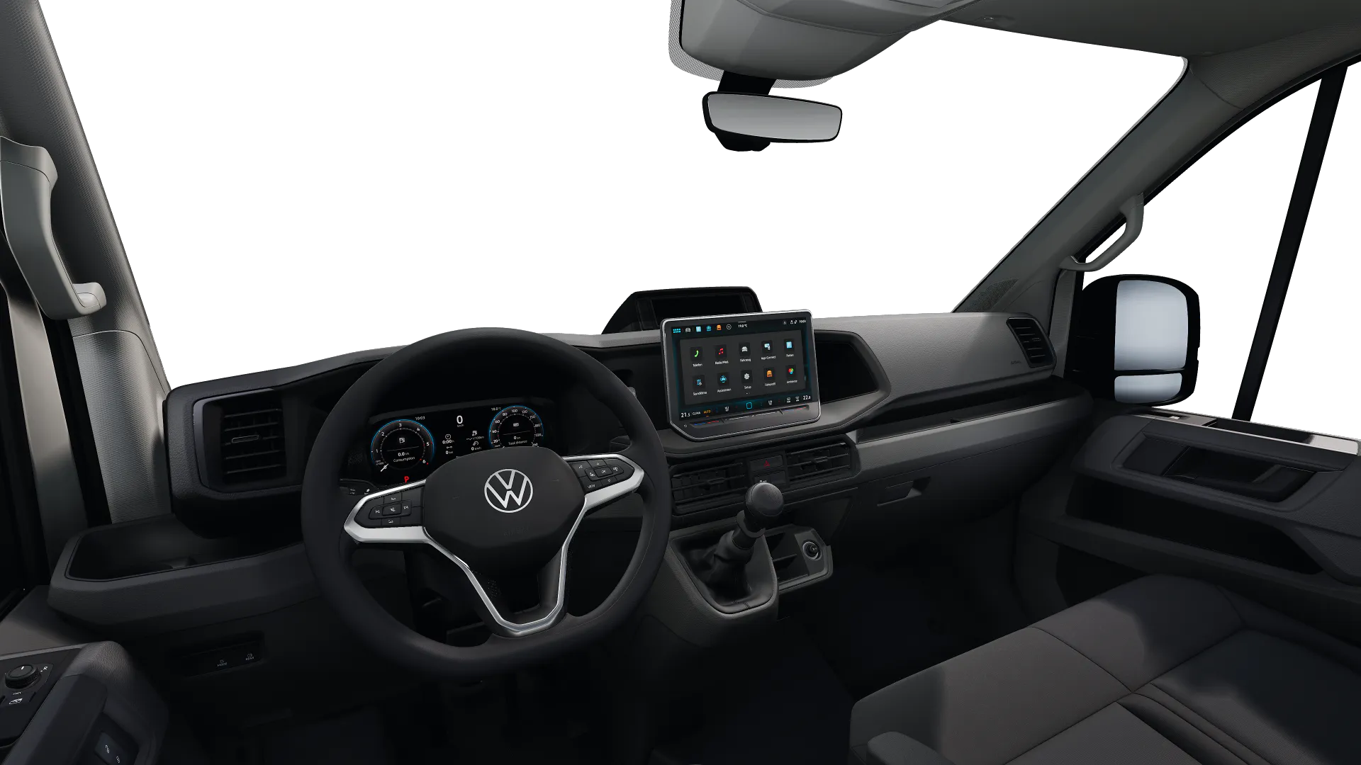 Volkswagen Crafter z pojedyńczą kabiną z długim rozstawem osi