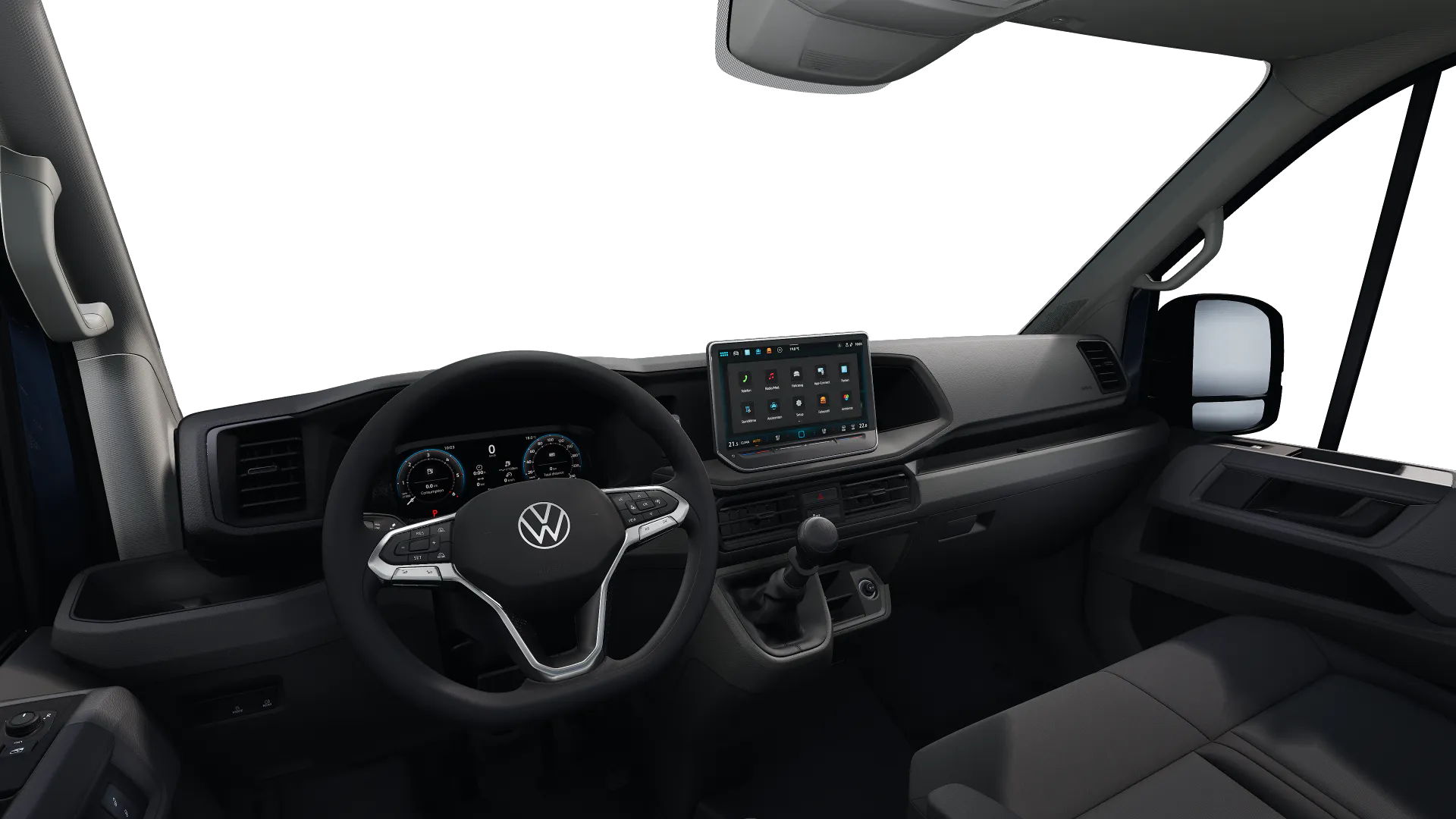 Volkswagen Crafter z pojedyńczą kabiną z długim rozstawem osi