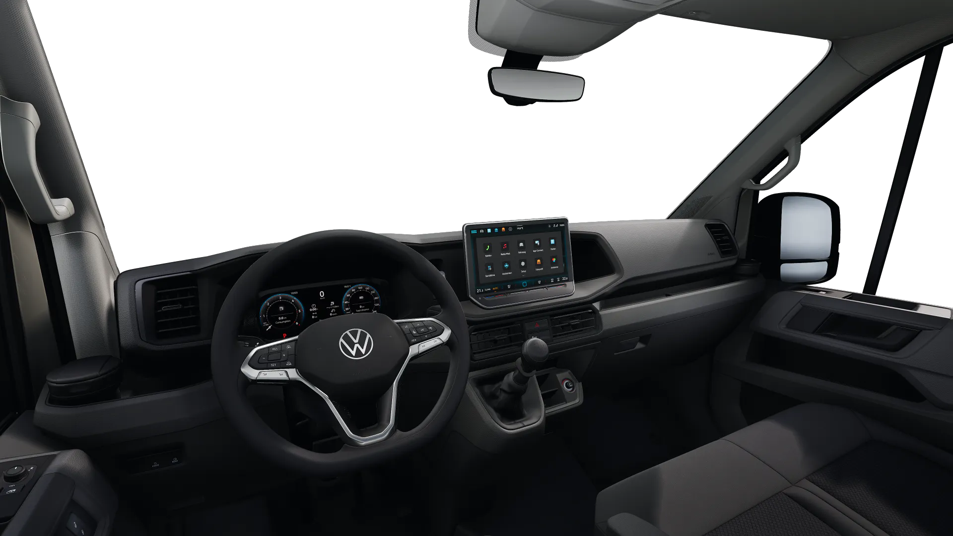 Volkswagen Crafter z pojedyńczą kabiną z długim rozstawem osi