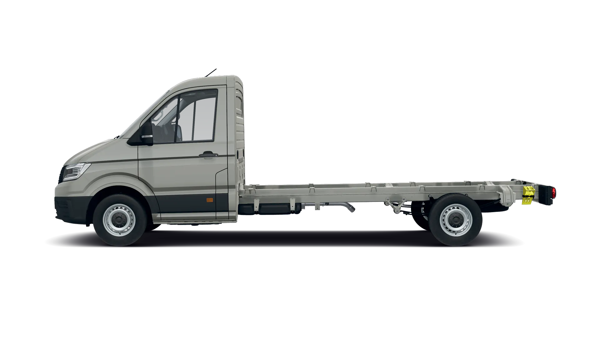 Volkswagen Crafter z pojedyńczą kabiną z długim rozstawem osi