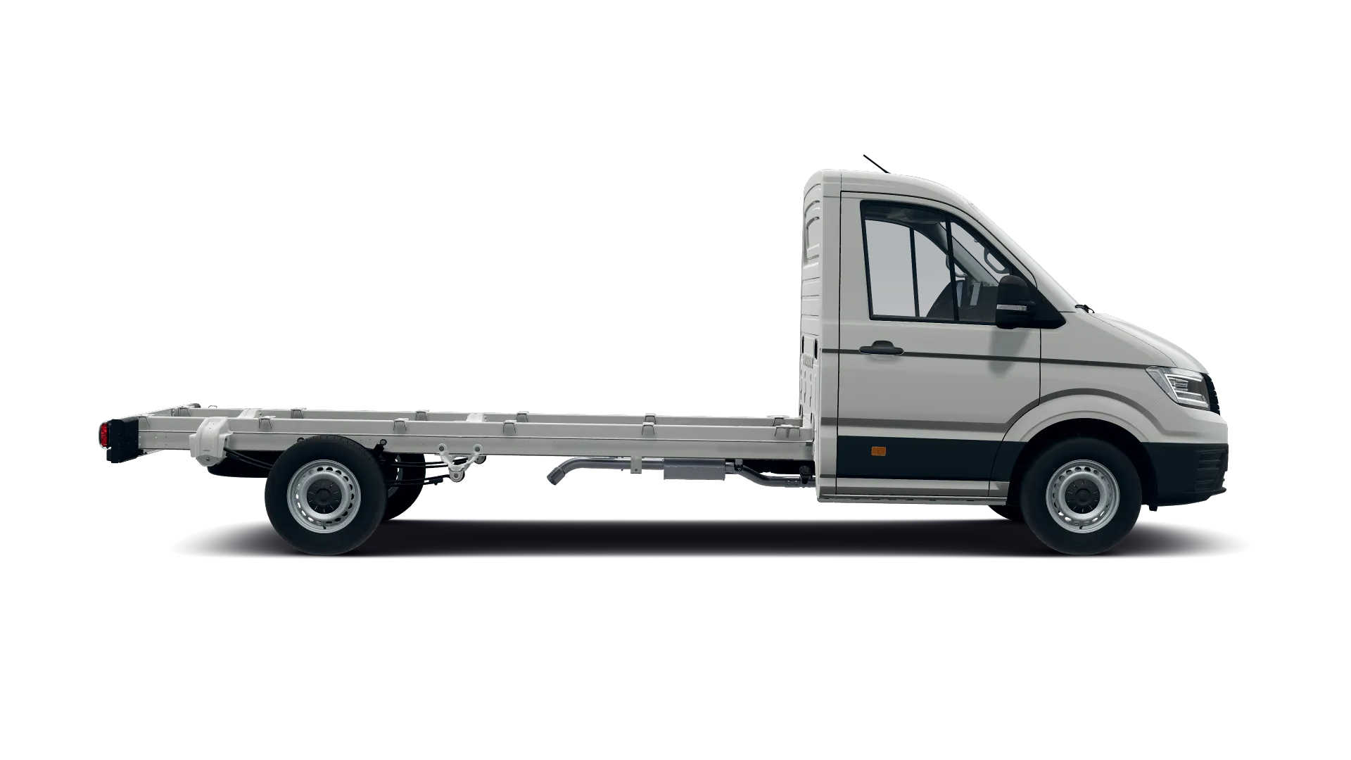 Volkswagen Crafter z pojedyńczą kabiną z długim rozstawem osi