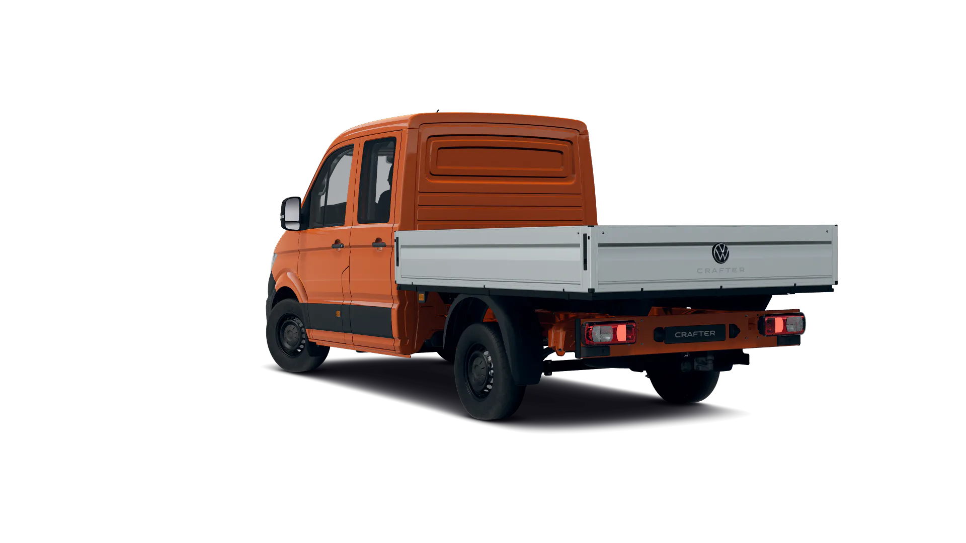 Volkswagen Crafter z podwójną kabiną ze średnim rozstawem osi