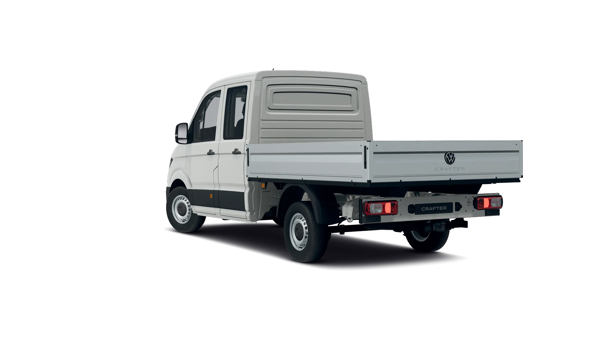 Volkswagen Crafter z podwójną kabiną ze średnim rozstawem osi
