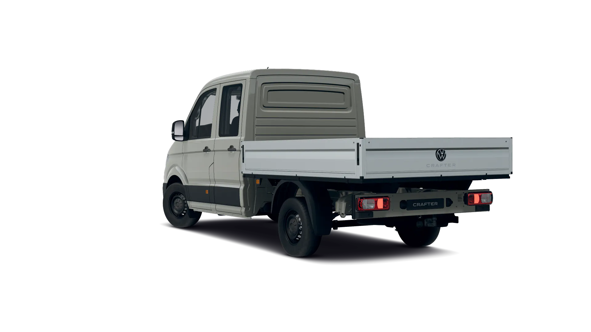 Volkswagen Crafter z podwójną kabiną ze średnim rozstawem osi