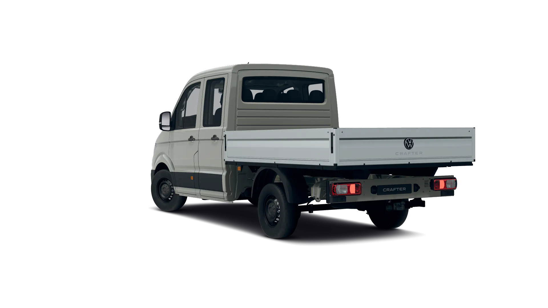 Volkswagen Crafter z podwójną kabiną ze średnim rozstawem osi