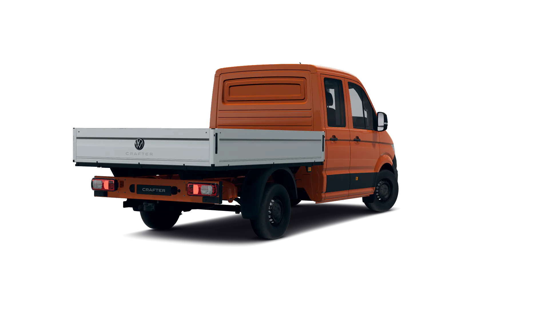 Volkswagen Crafter z podwójną kabiną ze średnim rozstawem osi