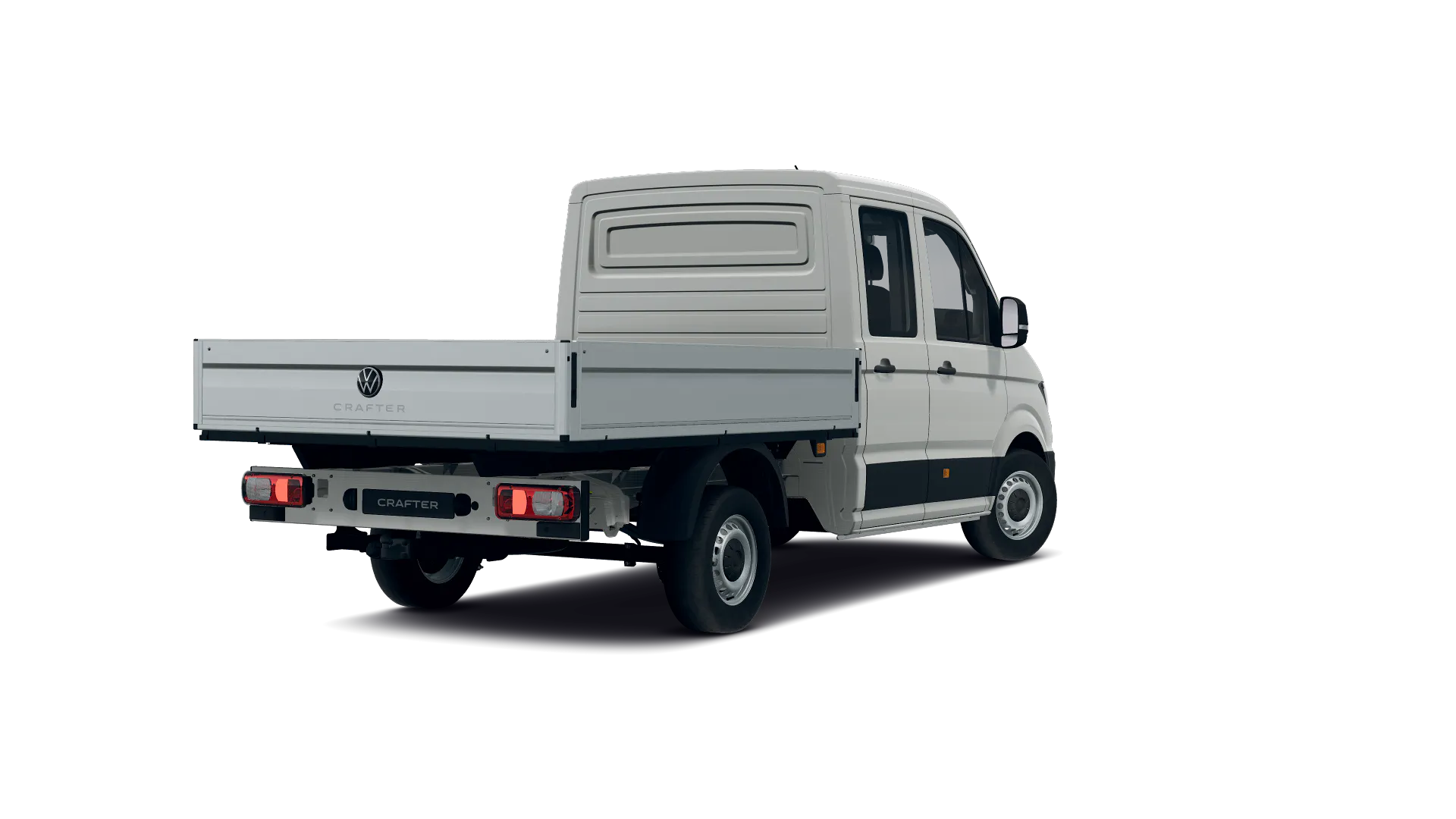 Volkswagen Crafter z podwójną kabiną ze średnim rozstawem osi
