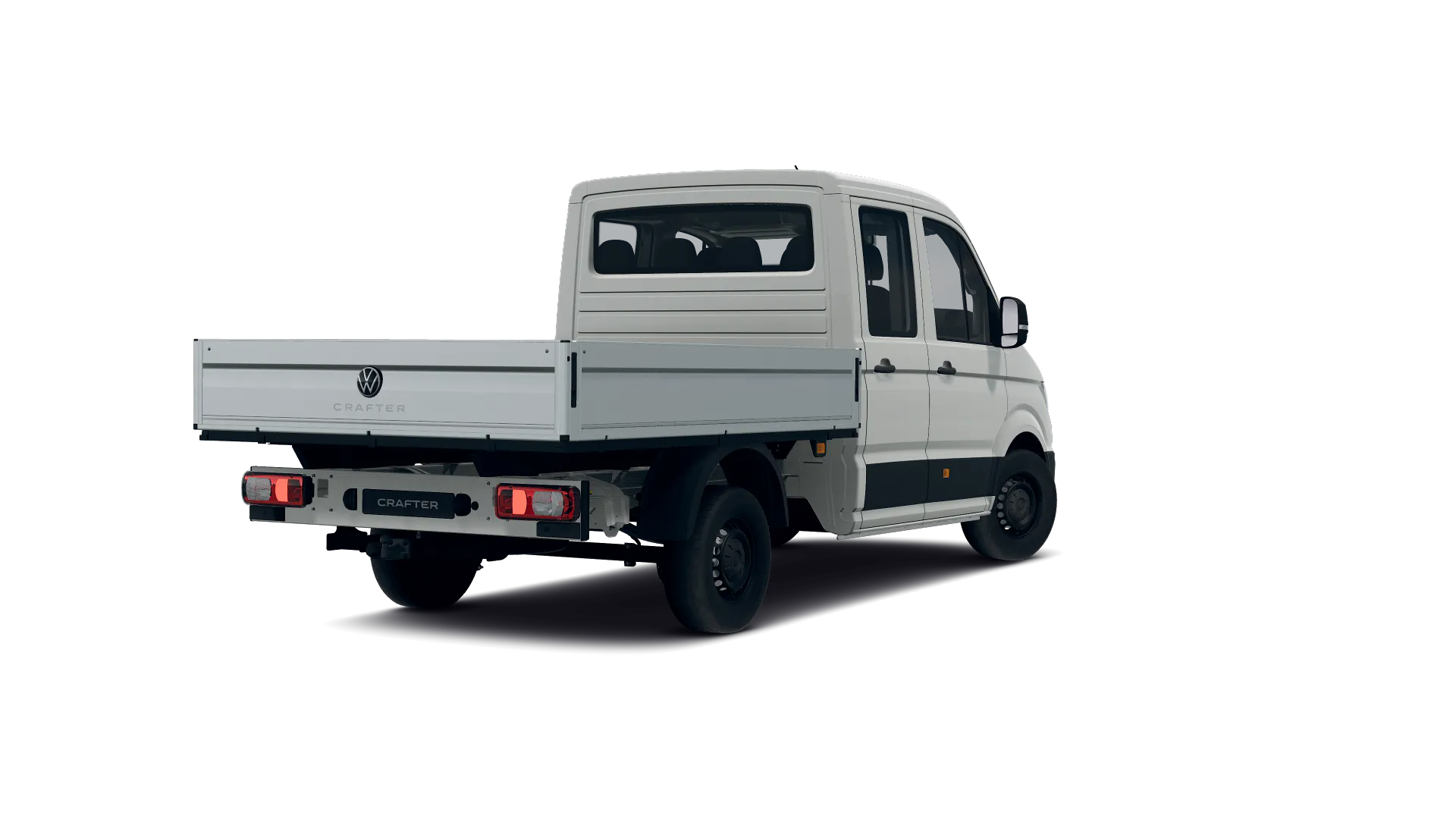 Volkswagen Crafter z podwójną kabiną ze średnim rozstawem osi