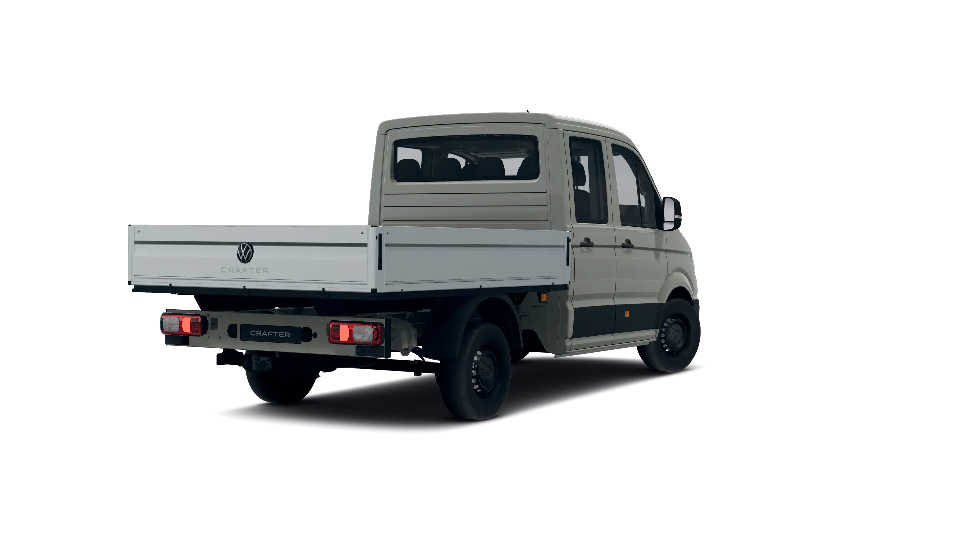 Volkswagen Crafter z podwójną kabiną ze średnim rozstawem osi