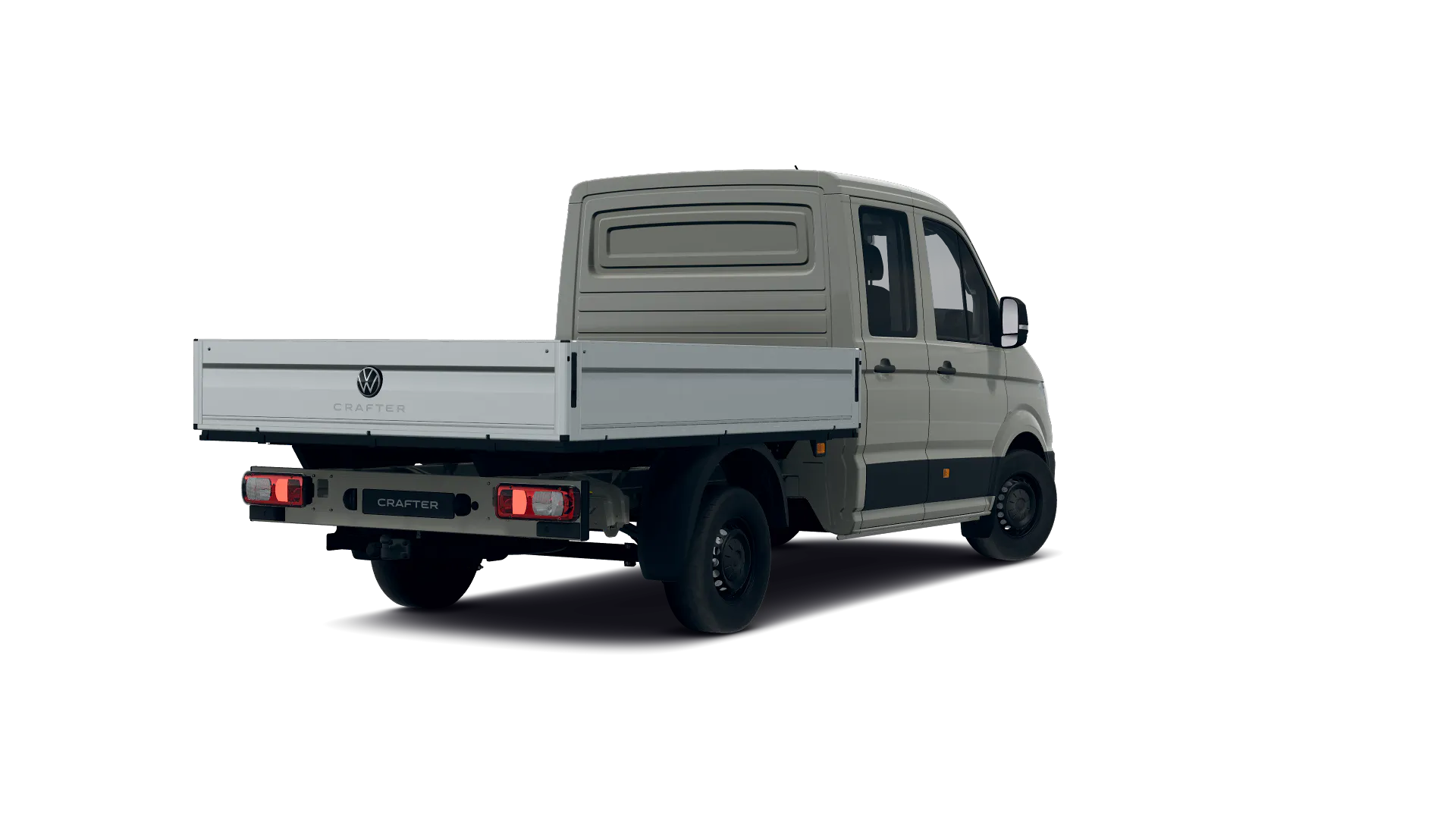 Volkswagen Crafter z podwójną kabiną ze średnim rozstawem osi