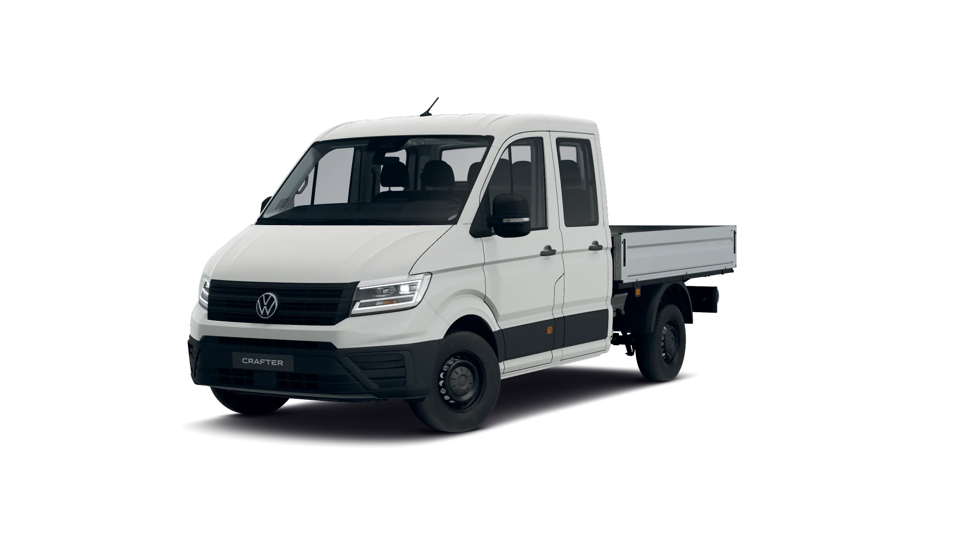 Volkswagen Crafter z podwójną kabiną ze średnim rozstawem osi