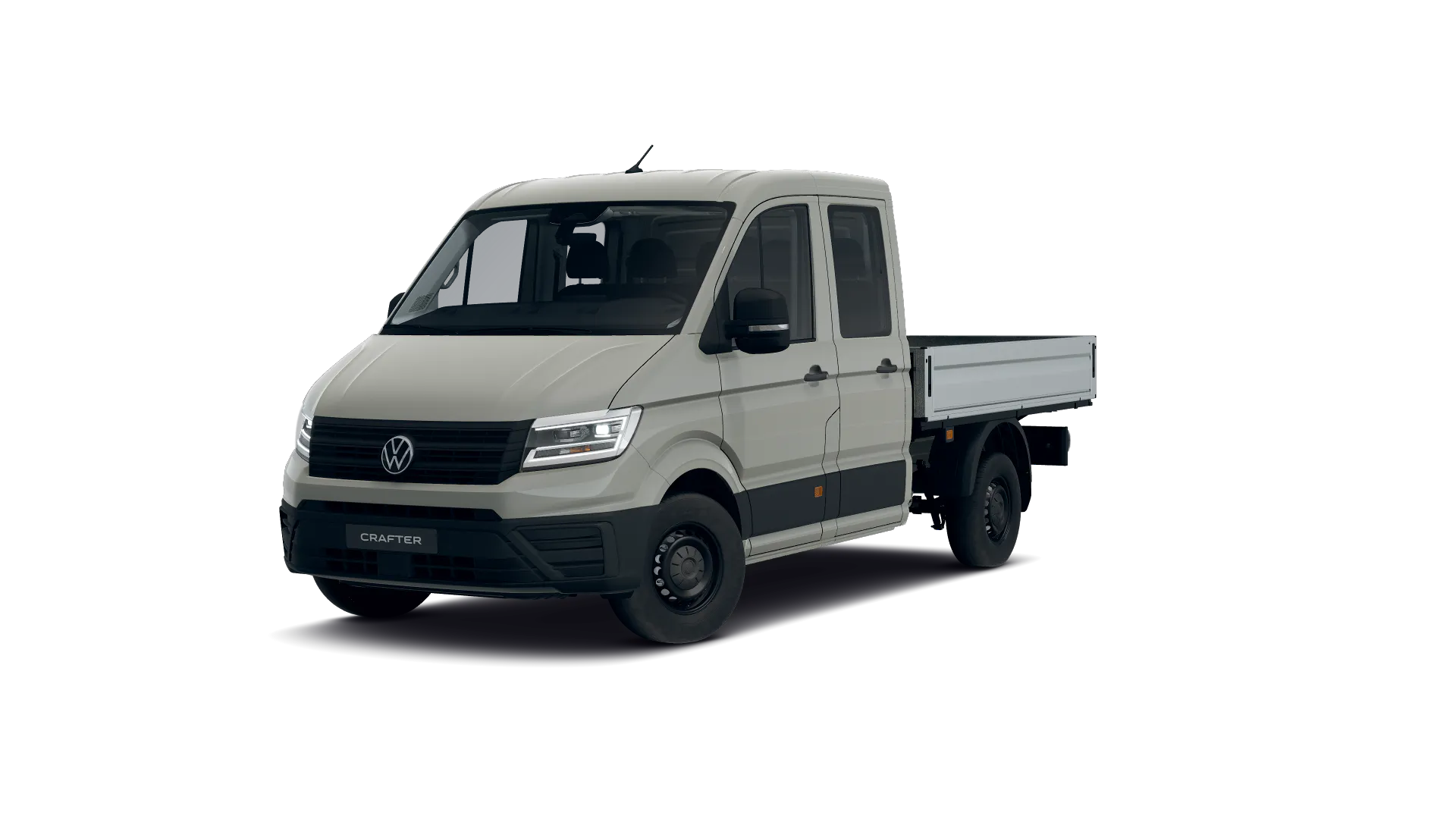 Volkswagen Crafter z podwójną kabiną ze średnim rozstawem osi