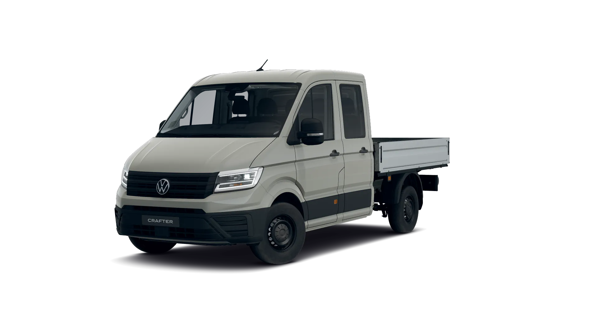 Volkswagen Crafter z podwójną kabiną ze średnim rozstawem osi