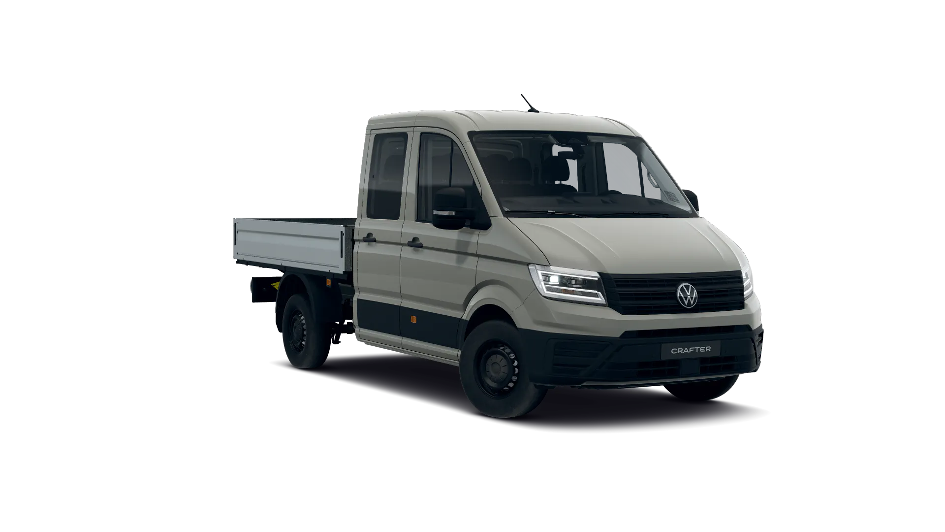 Volkswagen Crafter z podwójną kabiną ze średnim rozstawem osi