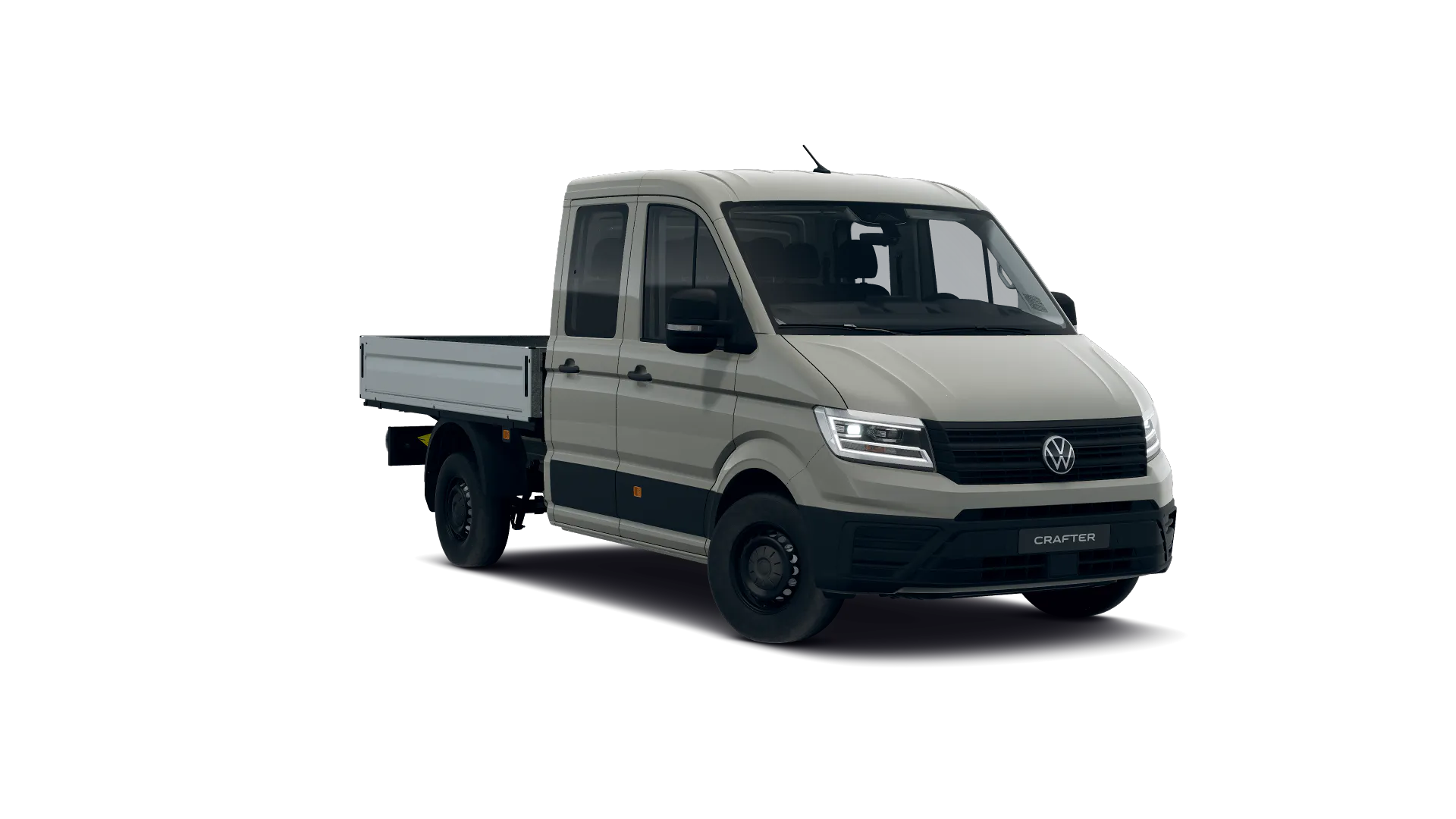 Volkswagen Crafter z podwójną kabiną ze średnim rozstawem osi