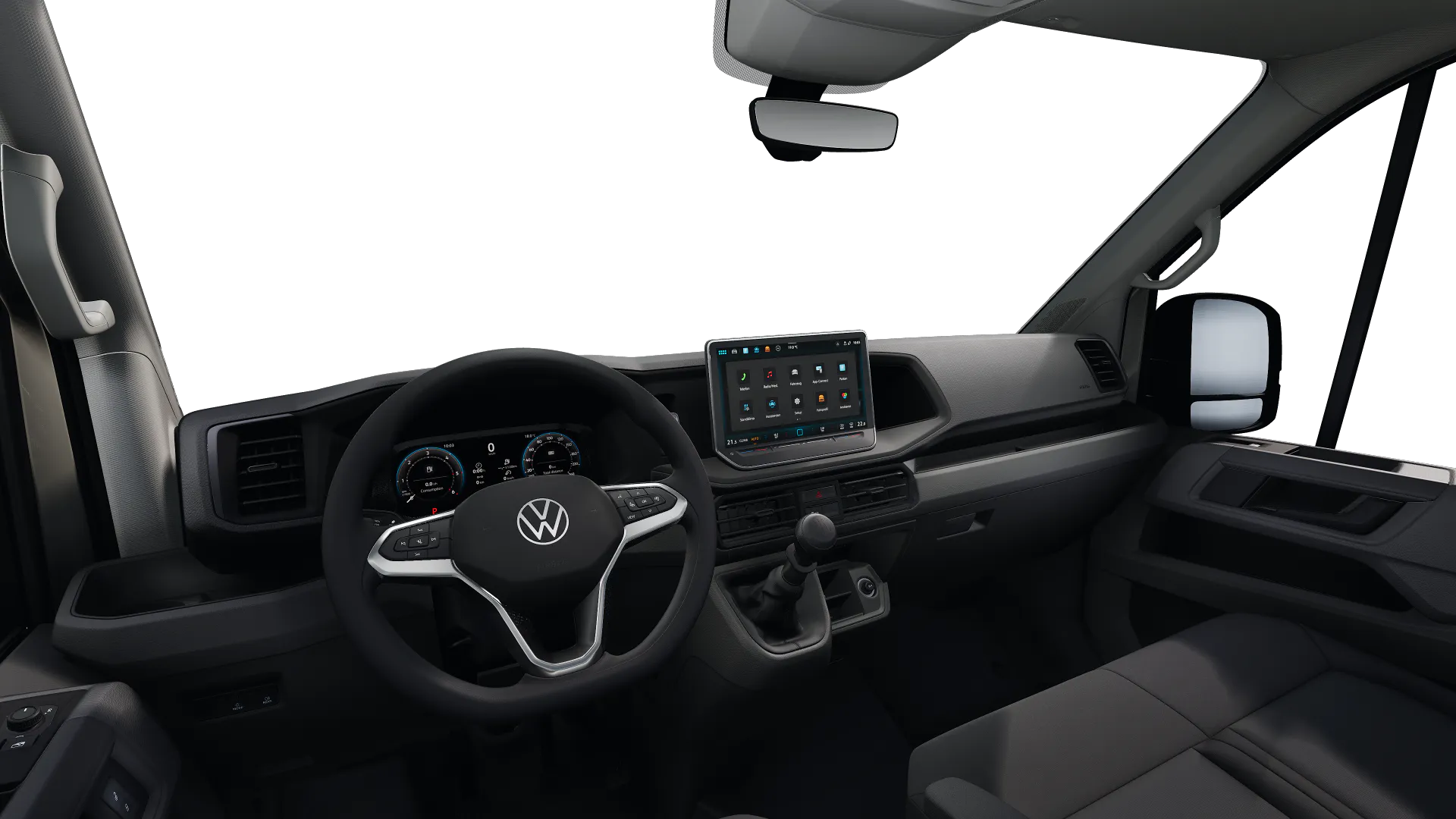Volkswagen Crafter z podwójną kabiną ze średnim rozstawem osi