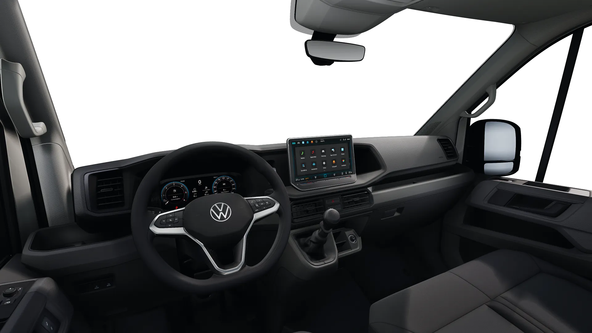 Volkswagen Crafter z podwójną kabiną ze średnim rozstawem osi