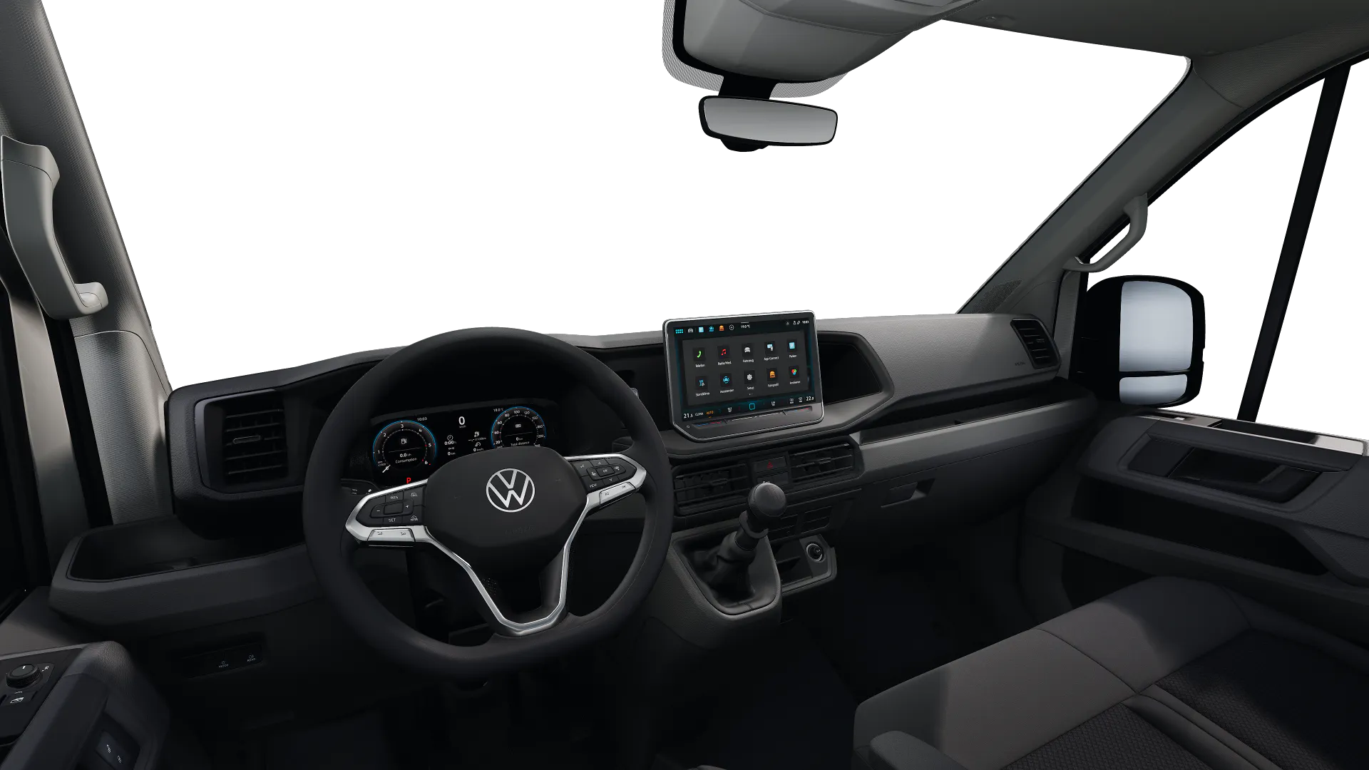 Volkswagen Crafter z podwójną kabiną ze średnim rozstawem osi