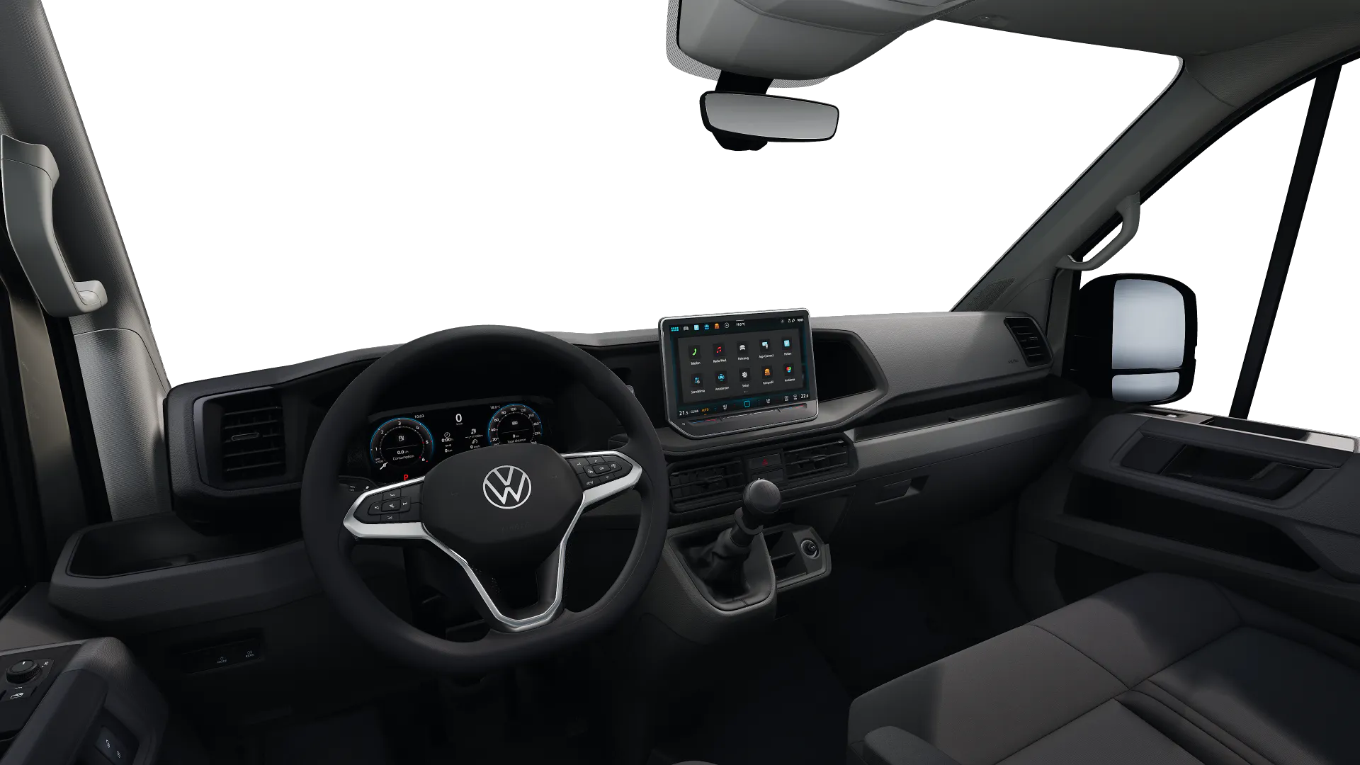 Volkswagen Crafter z podwójną kabiną ze średnim rozstawem osi