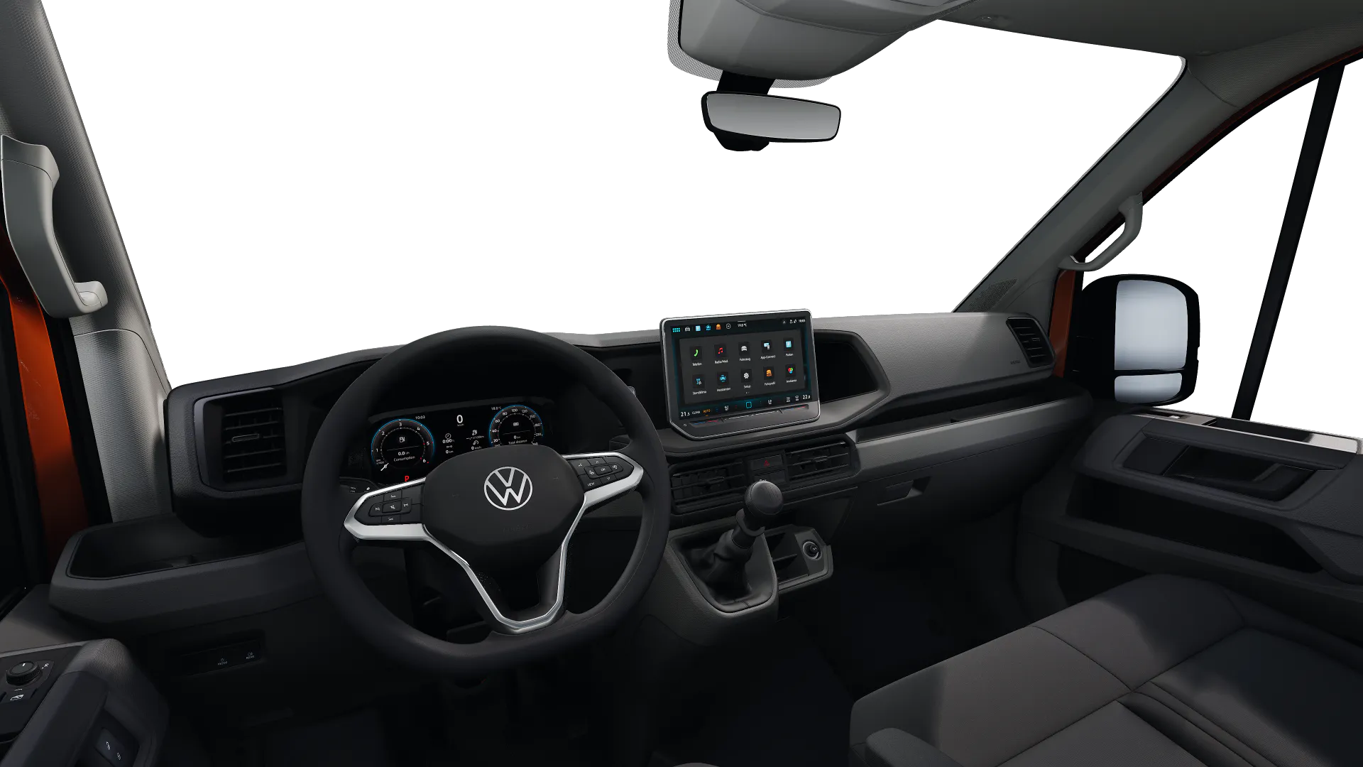 Volkswagen Crafter z podwójną kabiną ze średnim rozstawem osi