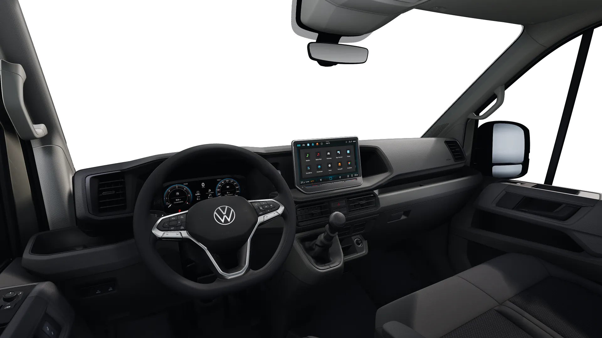 Volkswagen Crafter z podwójną kabiną ze średnim rozstawem osi