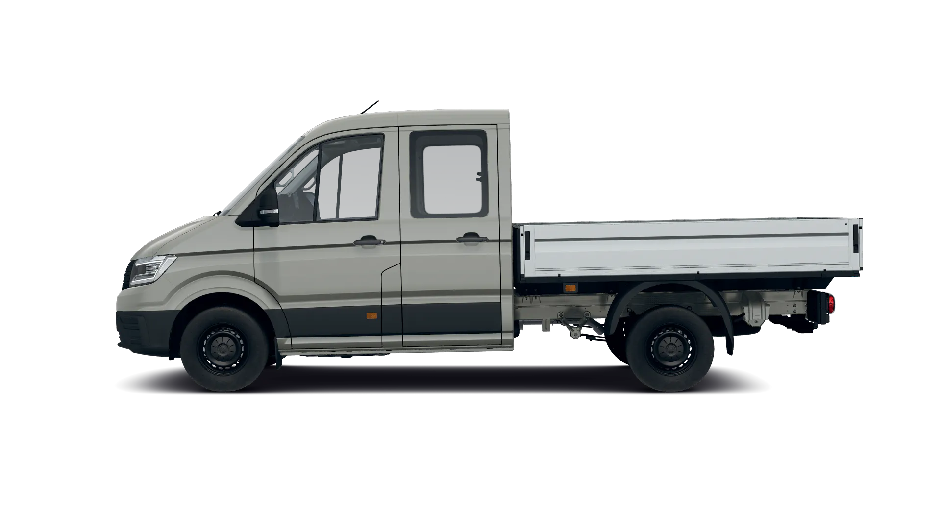 Volkswagen Crafter z podwójną kabiną ze średnim rozstawem osi