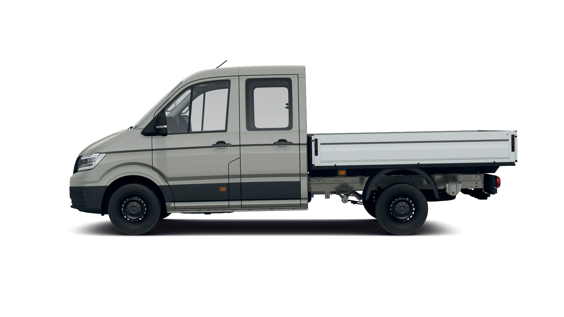 Volkswagen Crafter z podwójną kabiną ze średnim rozstawem osi