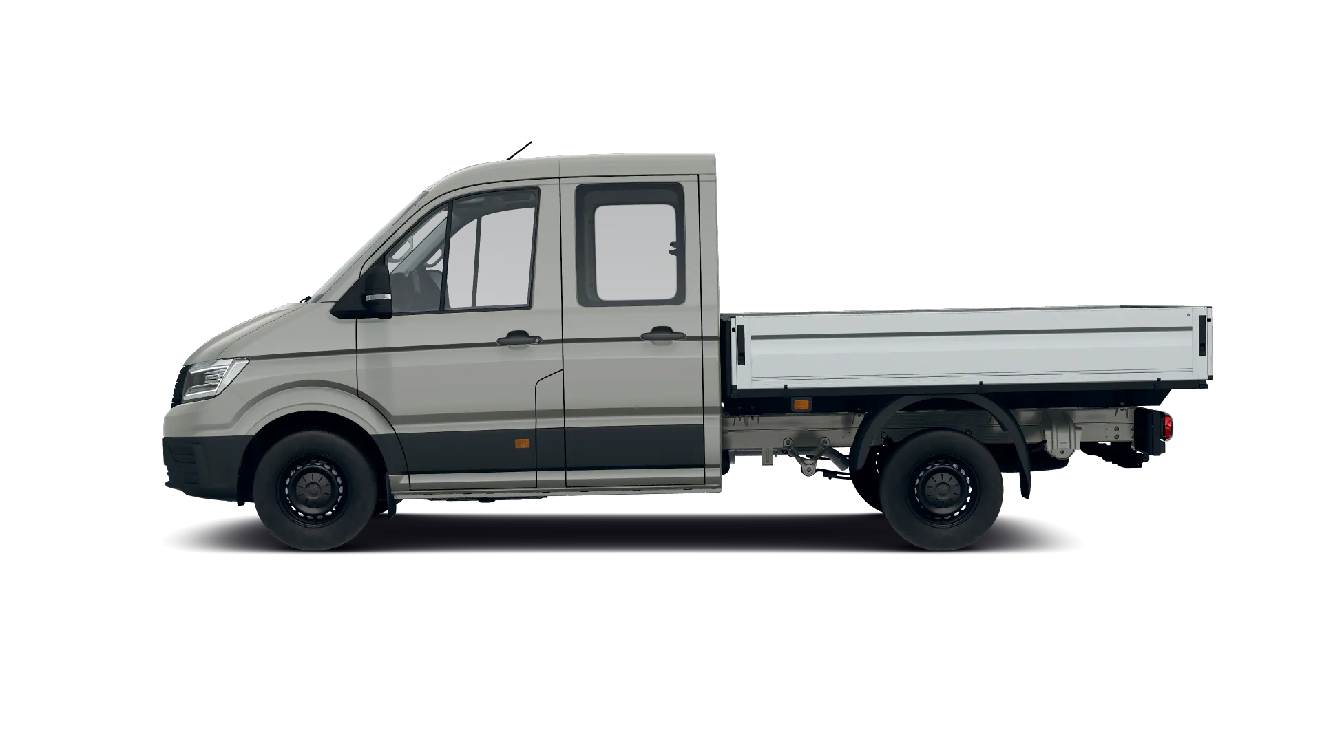 Volkswagen Crafter z podwójną kabiną ze średnim rozstawem osi