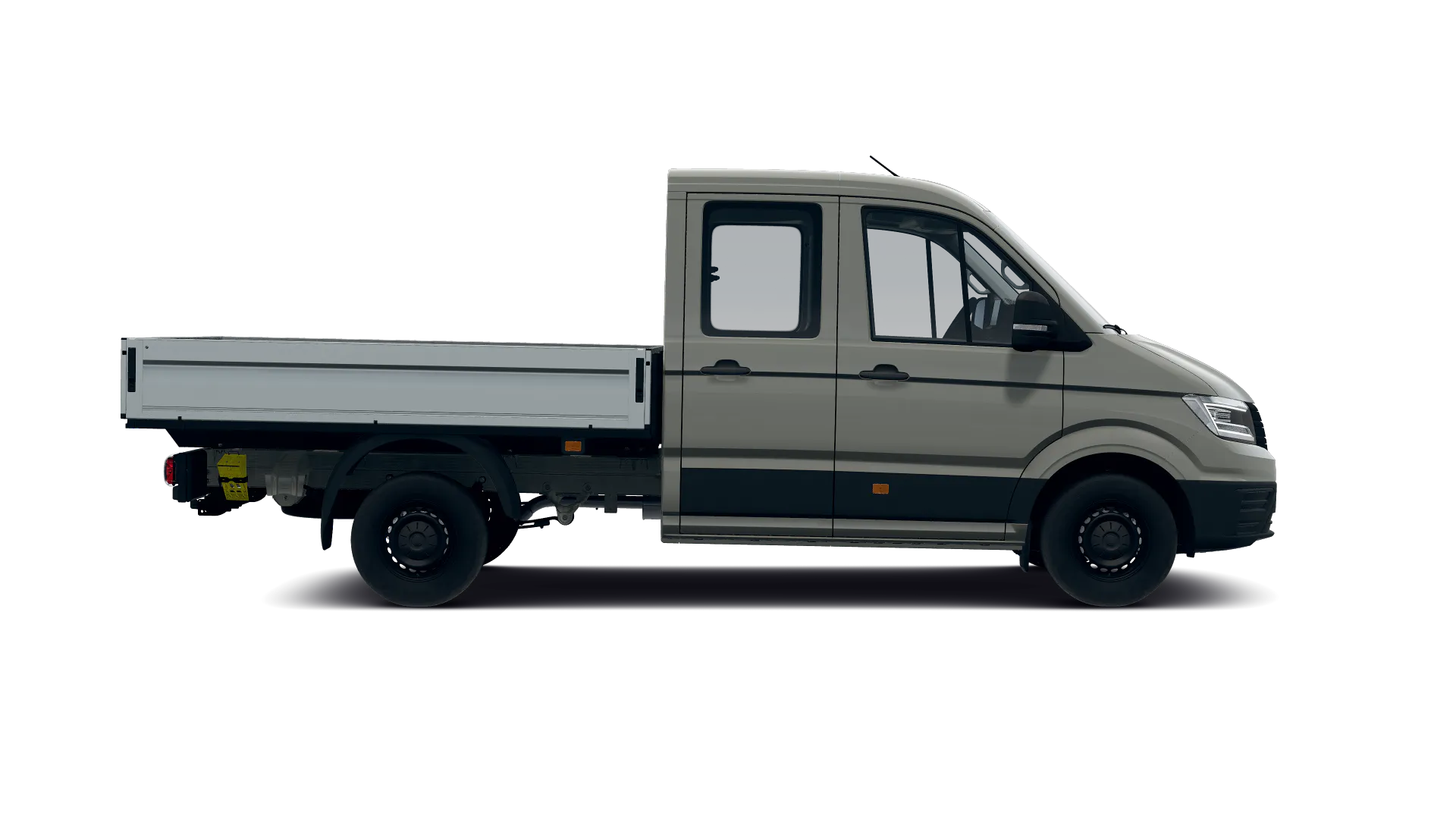 Volkswagen Crafter z podwójną kabiną ze średnim rozstawem osi