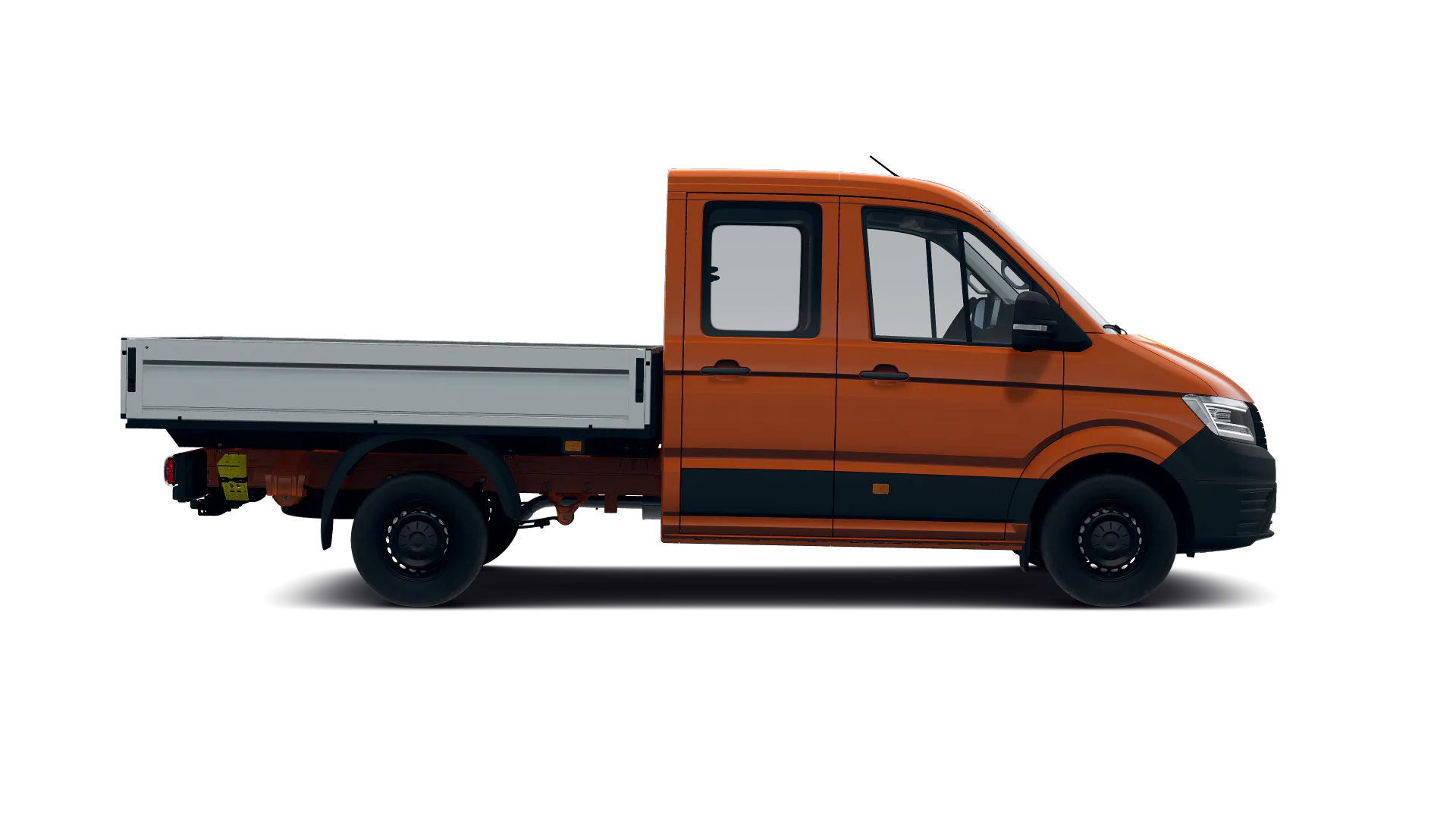 Volkswagen Crafter z podwójną kabiną ze średnim rozstawem osi
